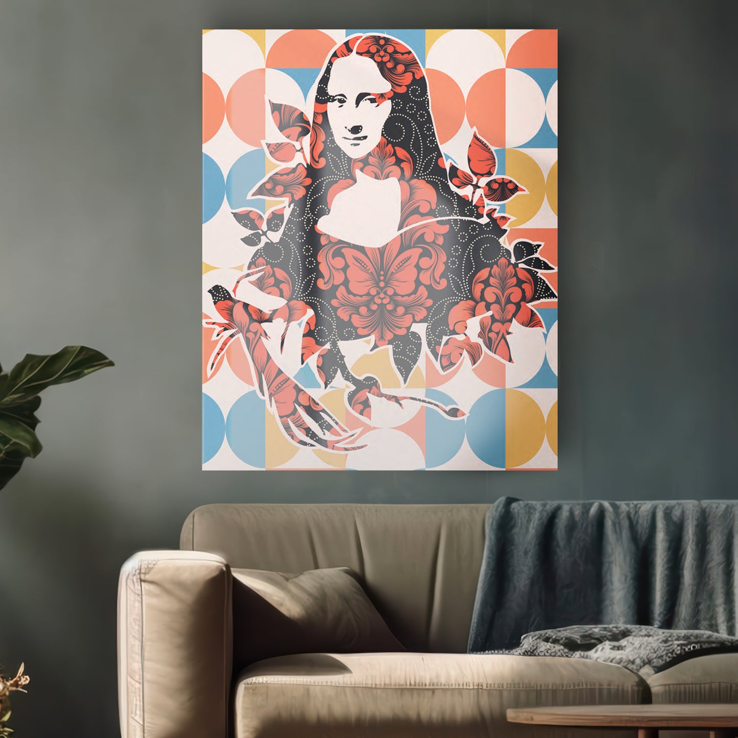 Quadro in vetro GIOCONDA