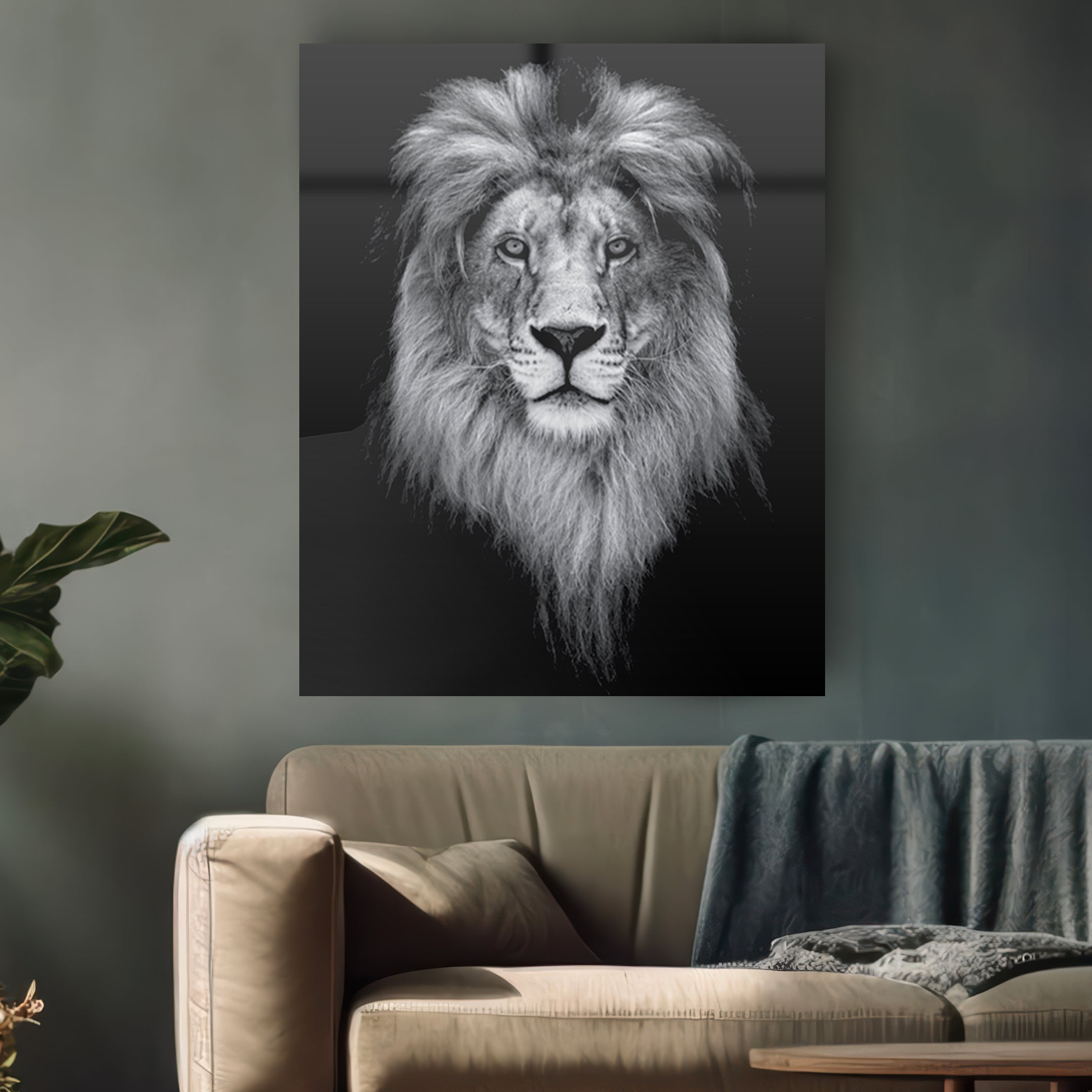 Quadro in vetro LEONE