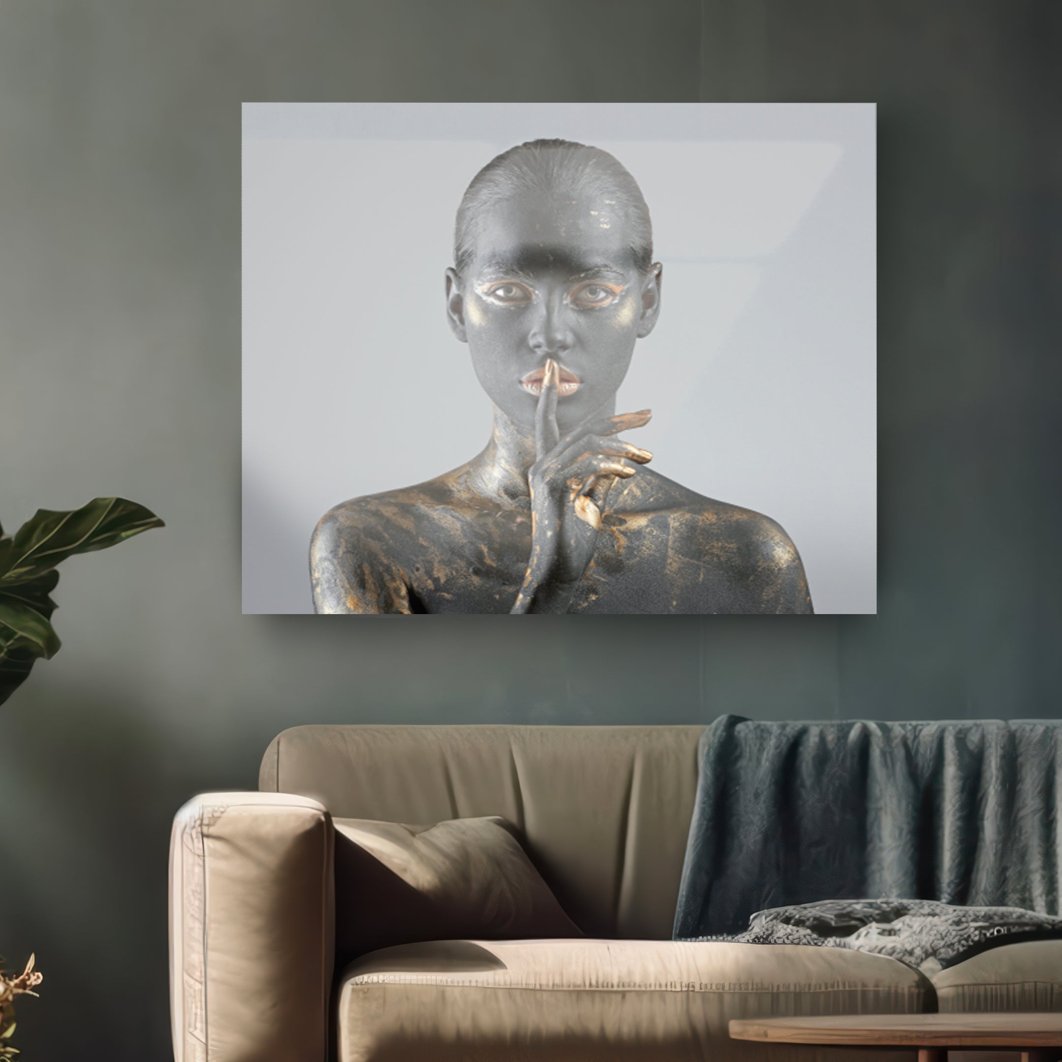 Quadro in vetro SILENCE