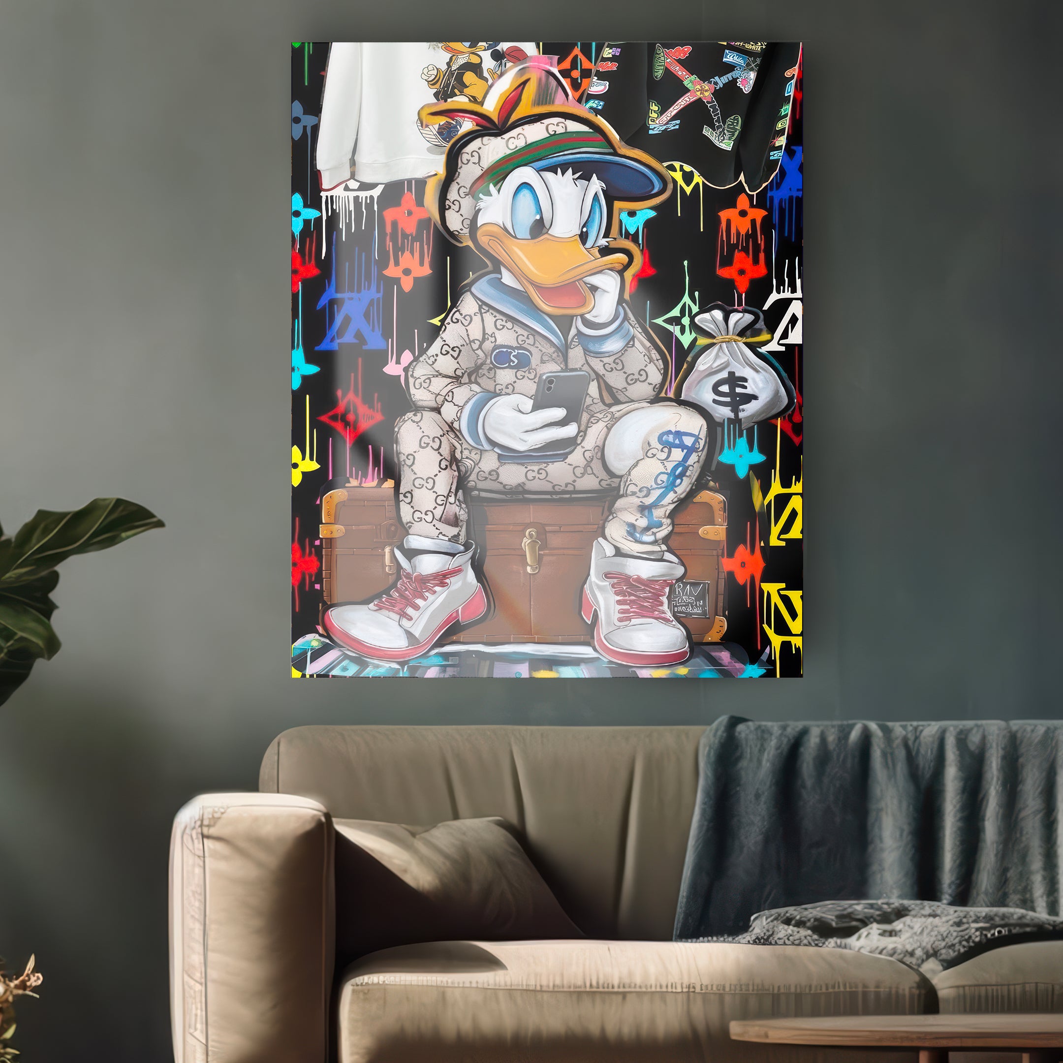 Quadro in vetro PAPERINO POPART
