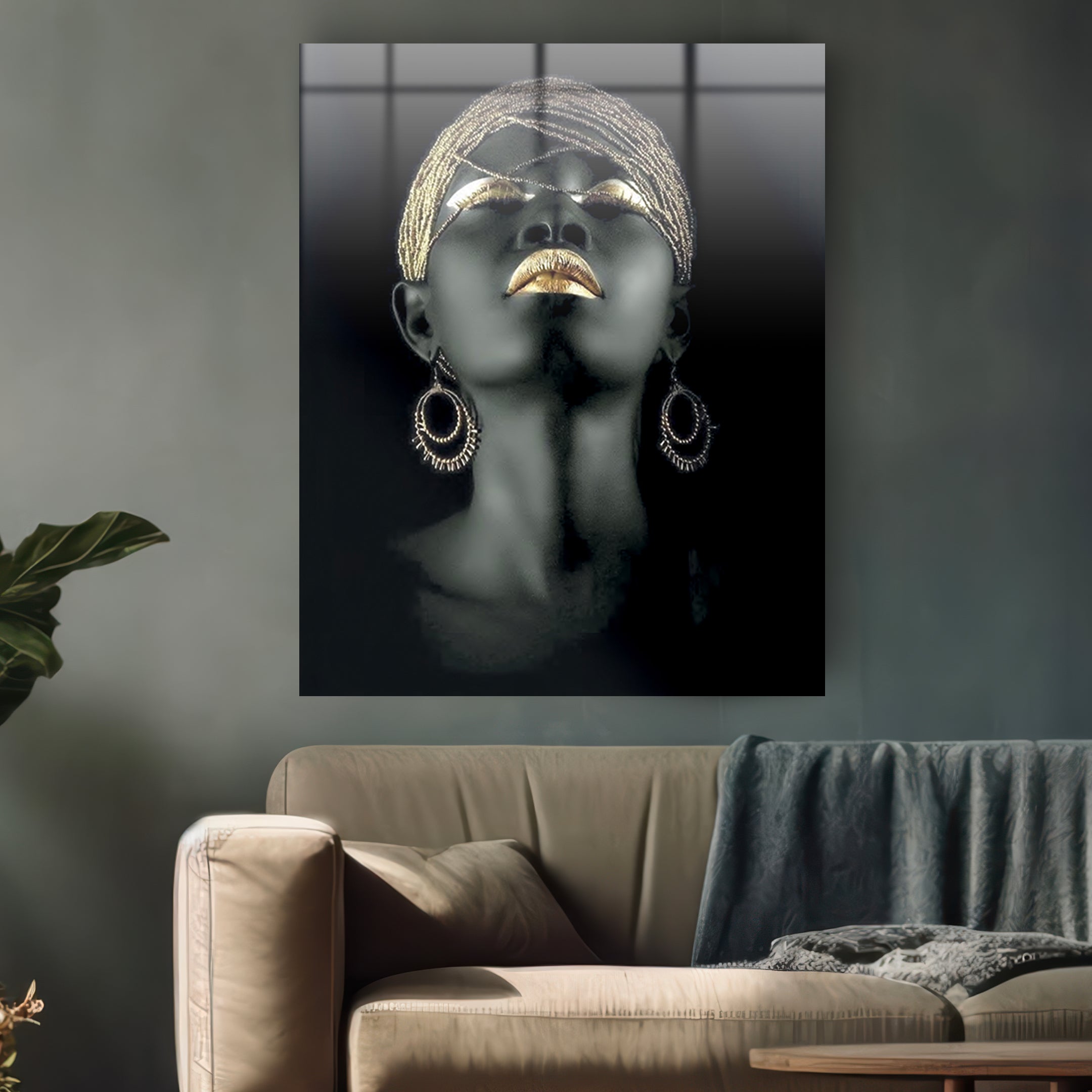 Quadro in vetro VOGUE