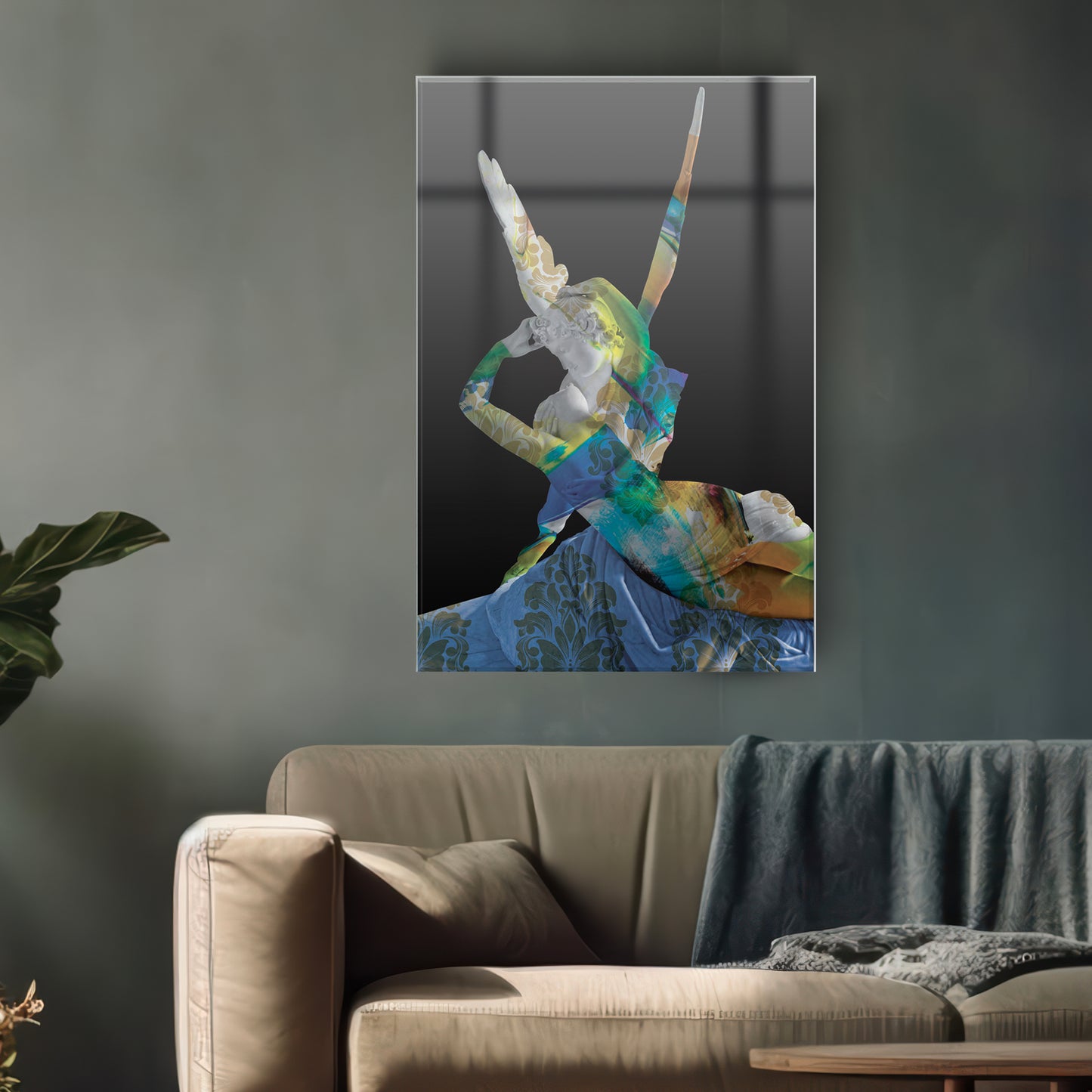 Quadro in vetro AMORE E PSICHE