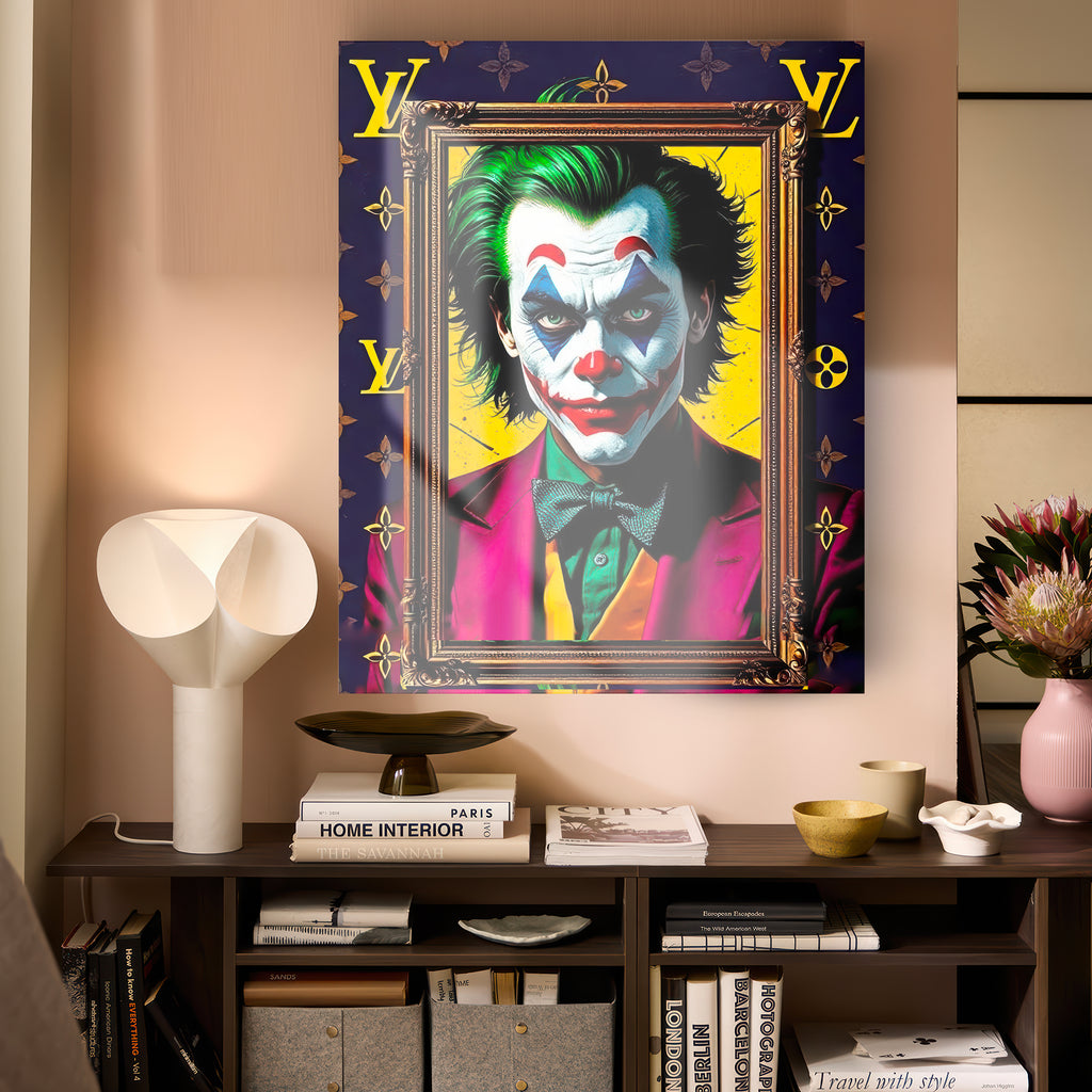 Quadro in vetro LV JOKER