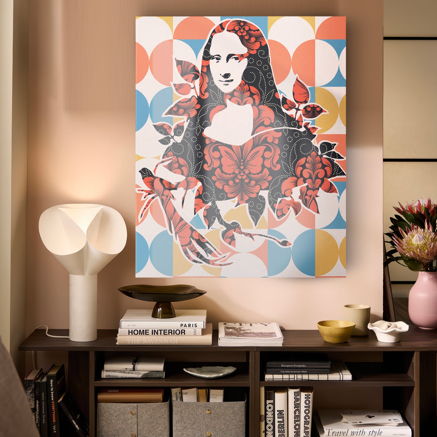 Quadro in vetro GIOCONDA