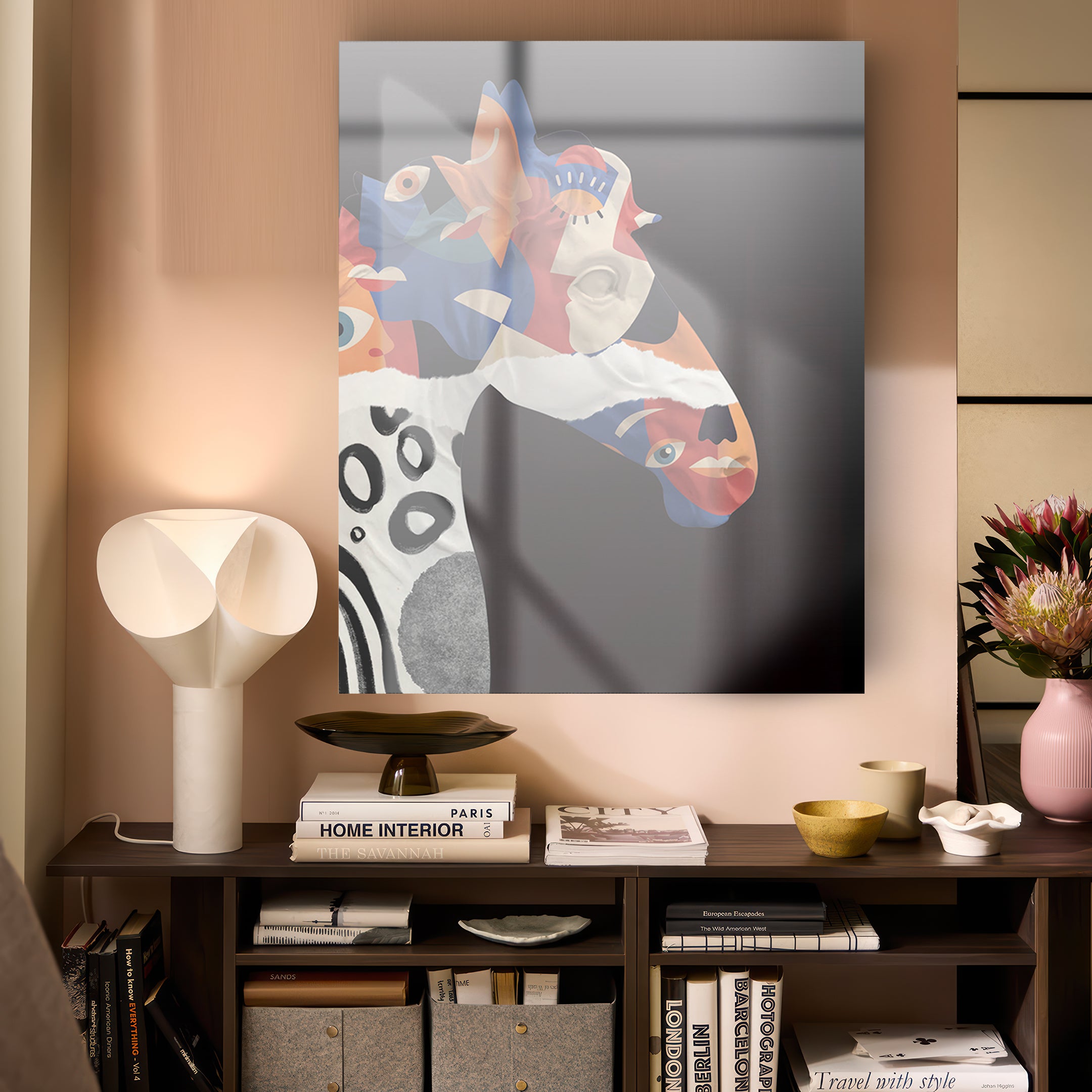 Quadro in vetro HORSE