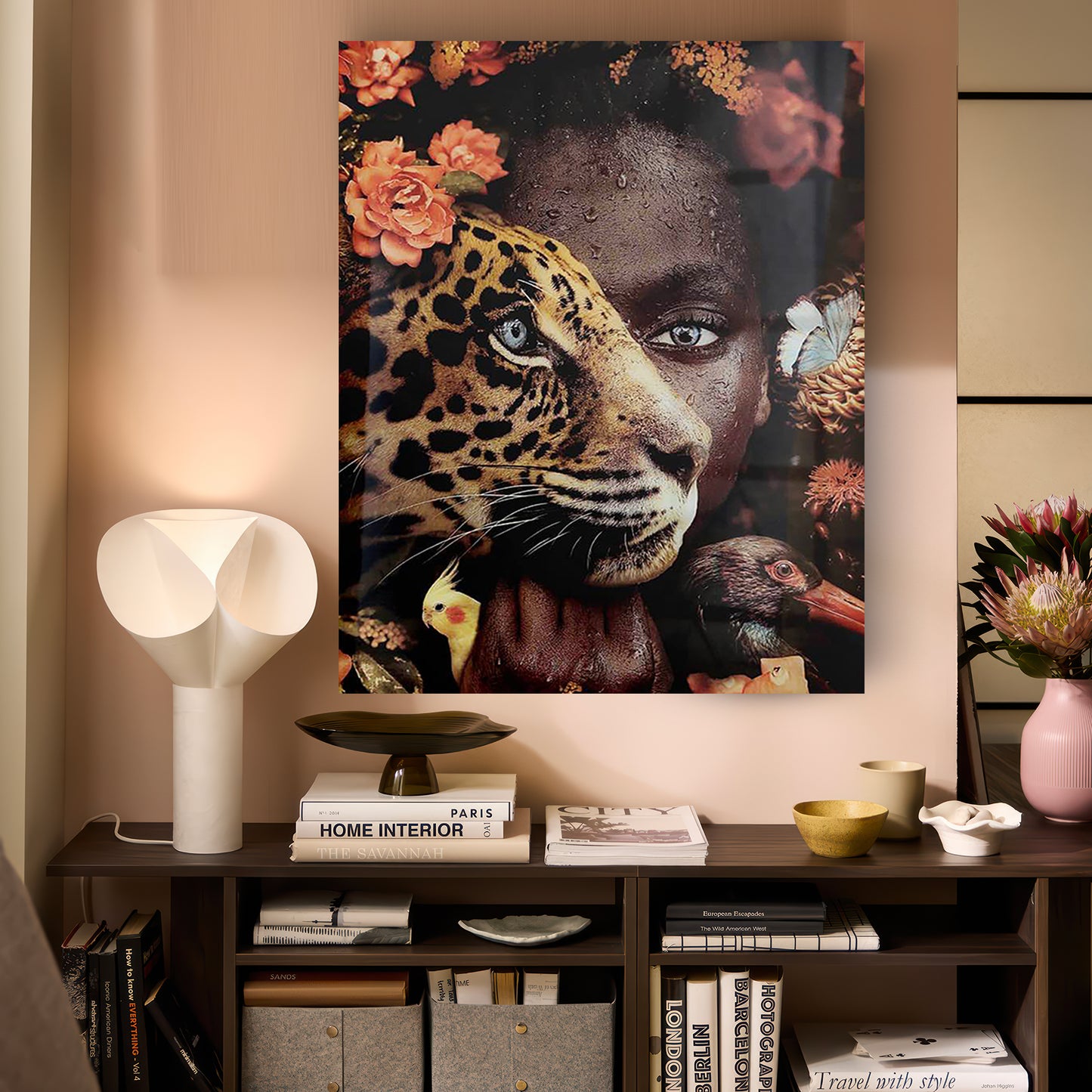 Tableau en verre BLUEYES