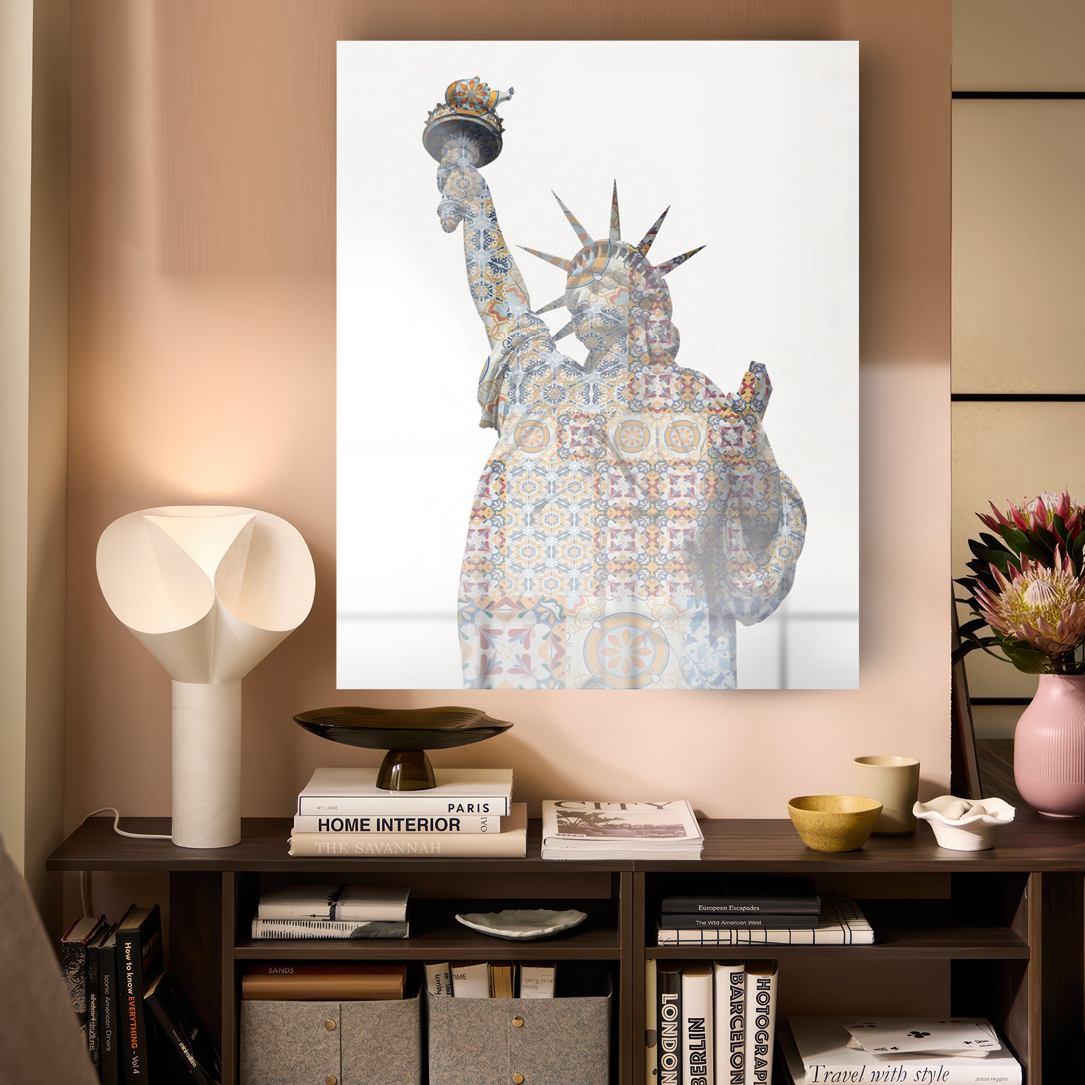 Tableau en verre LIBERTY