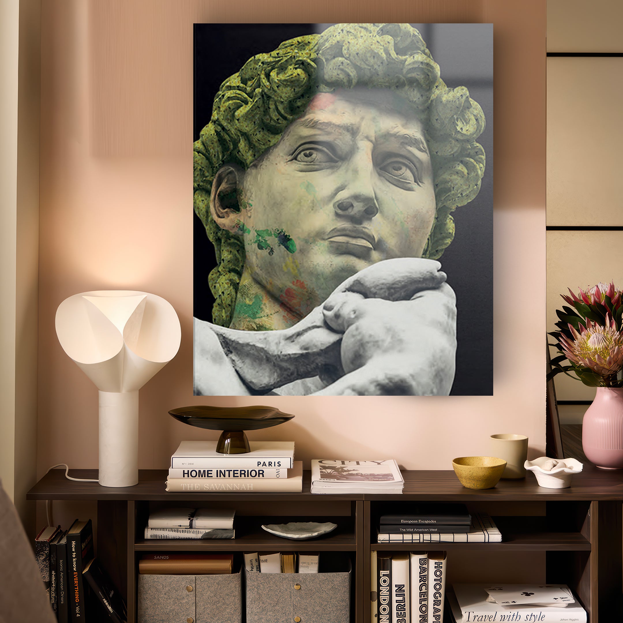 Quadro in vetro DAVID