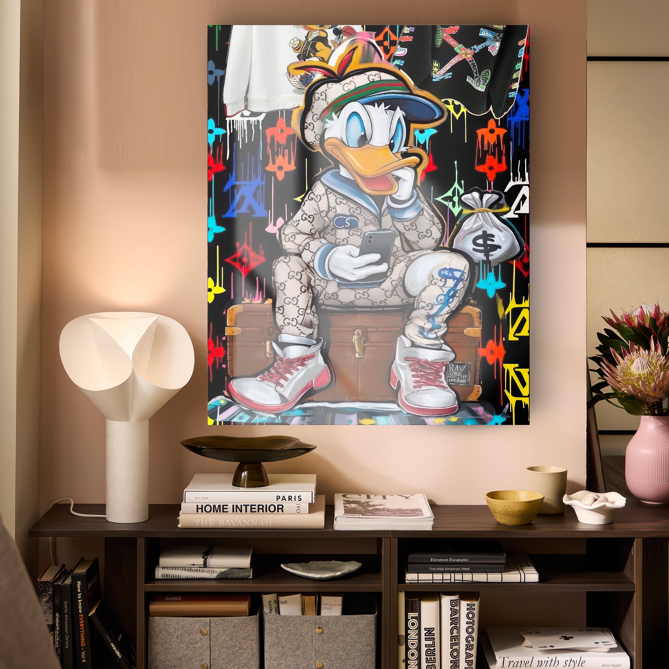 Tableau en verre LIBERTY