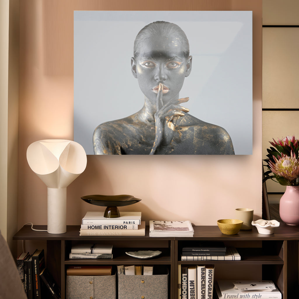 Quadro in vetro SILENCE