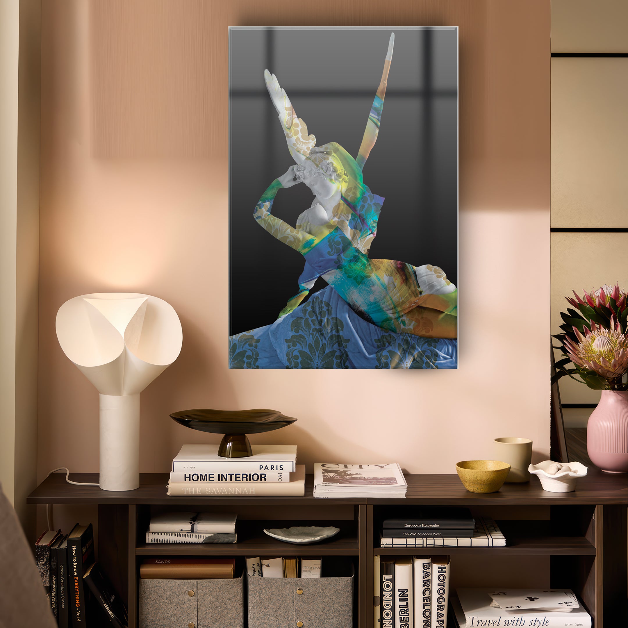 Quadro in vetro AMORE E PSICHE