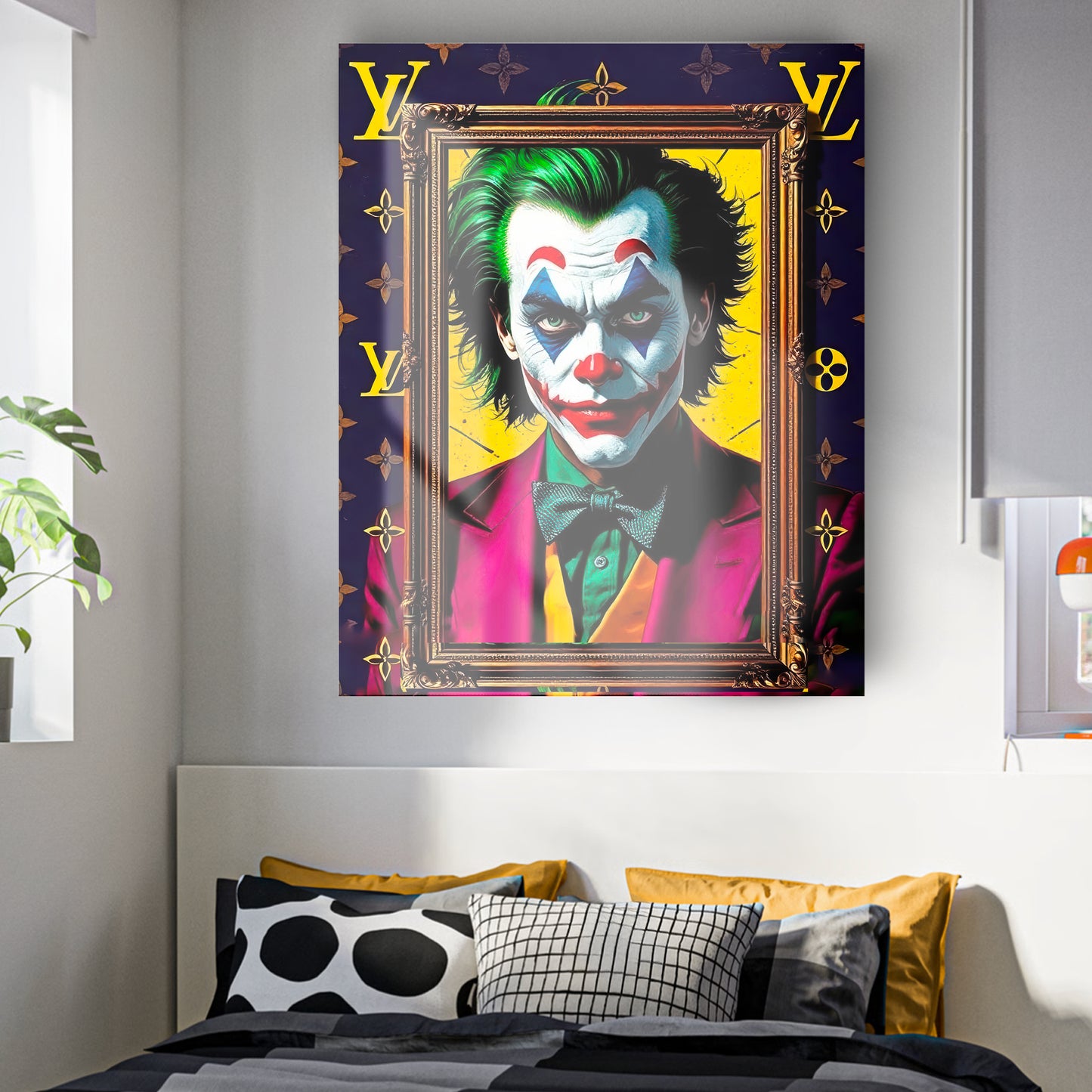 Quadro in vetro LV JOKER