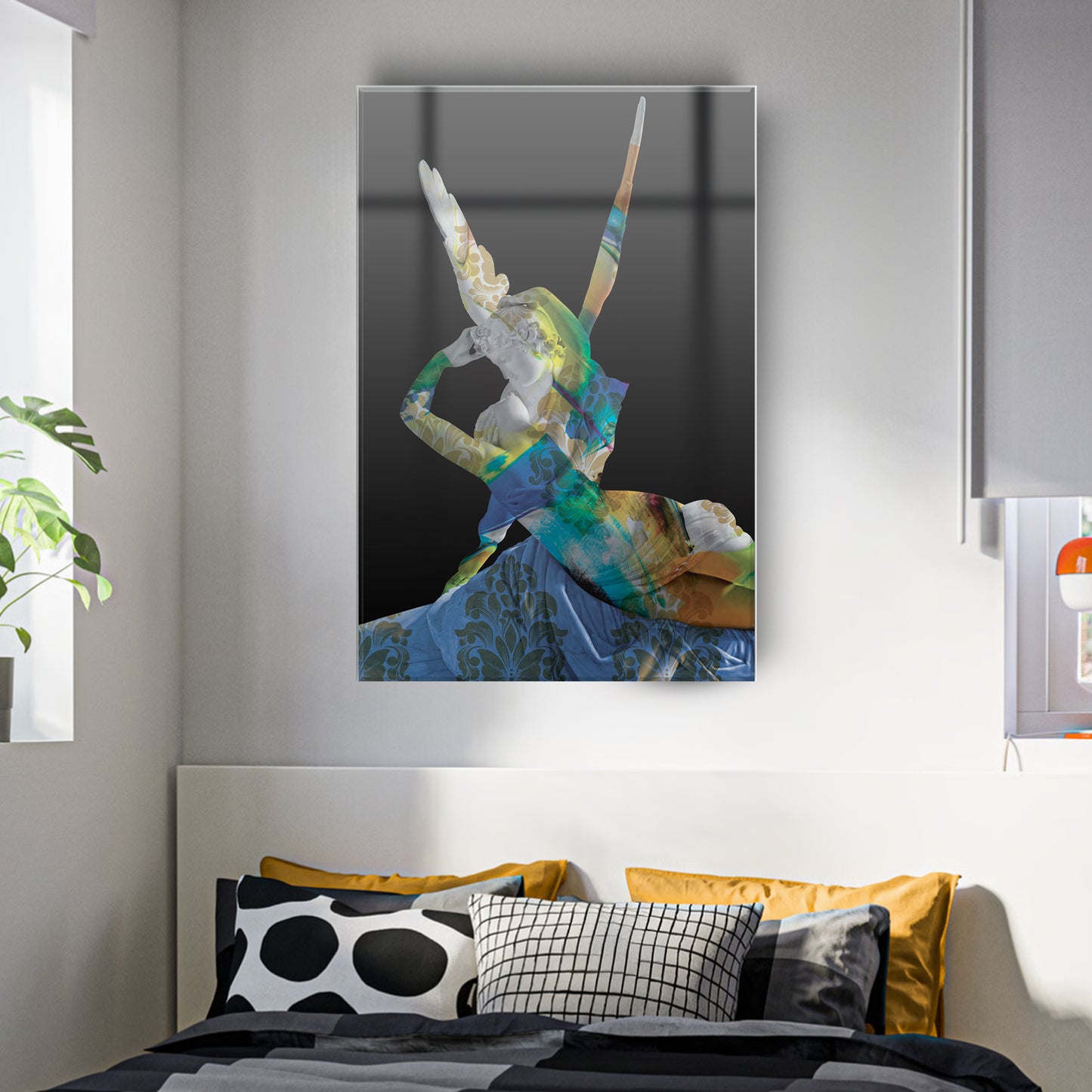 Quadro in vetro AMORE E PSICHE