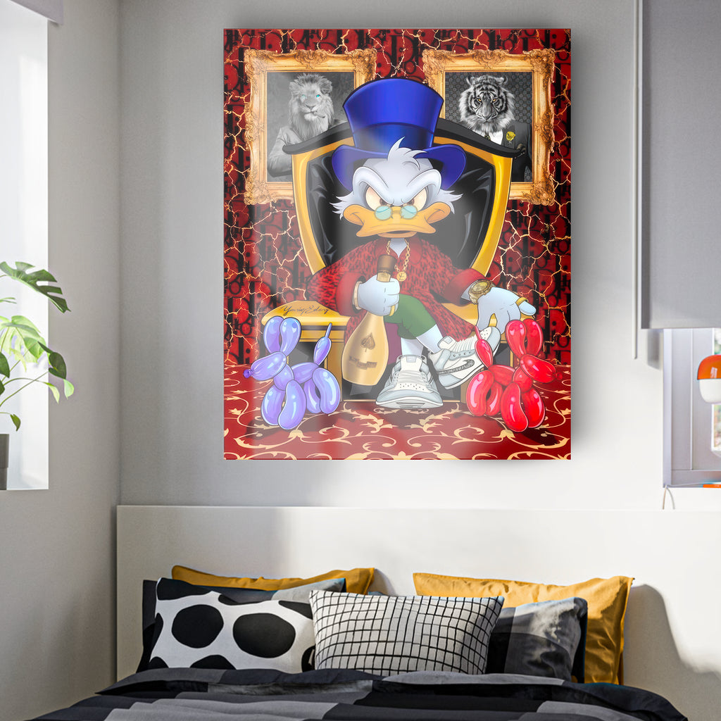 Tableau en verre Scrooge