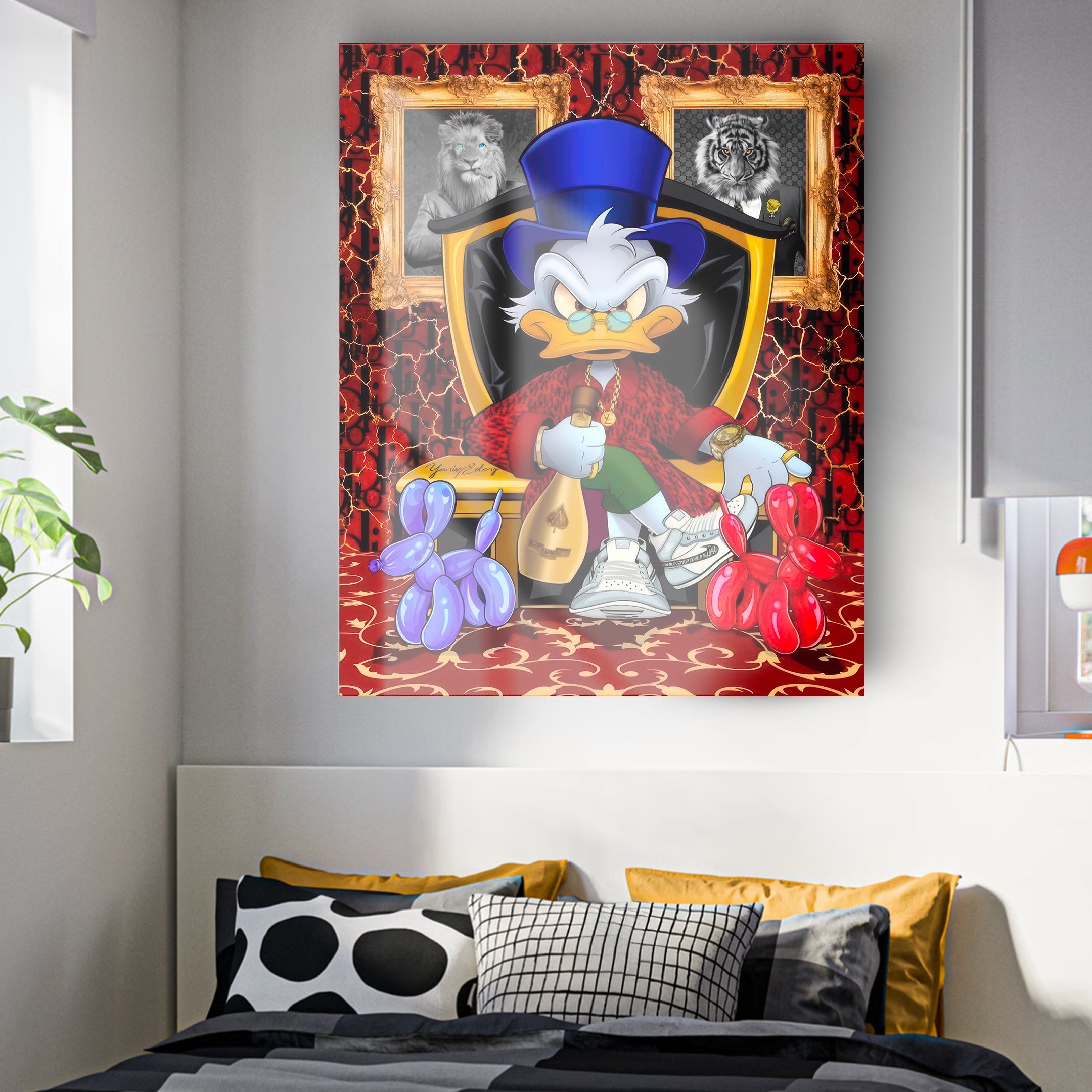 Tableau en verre Scrooge