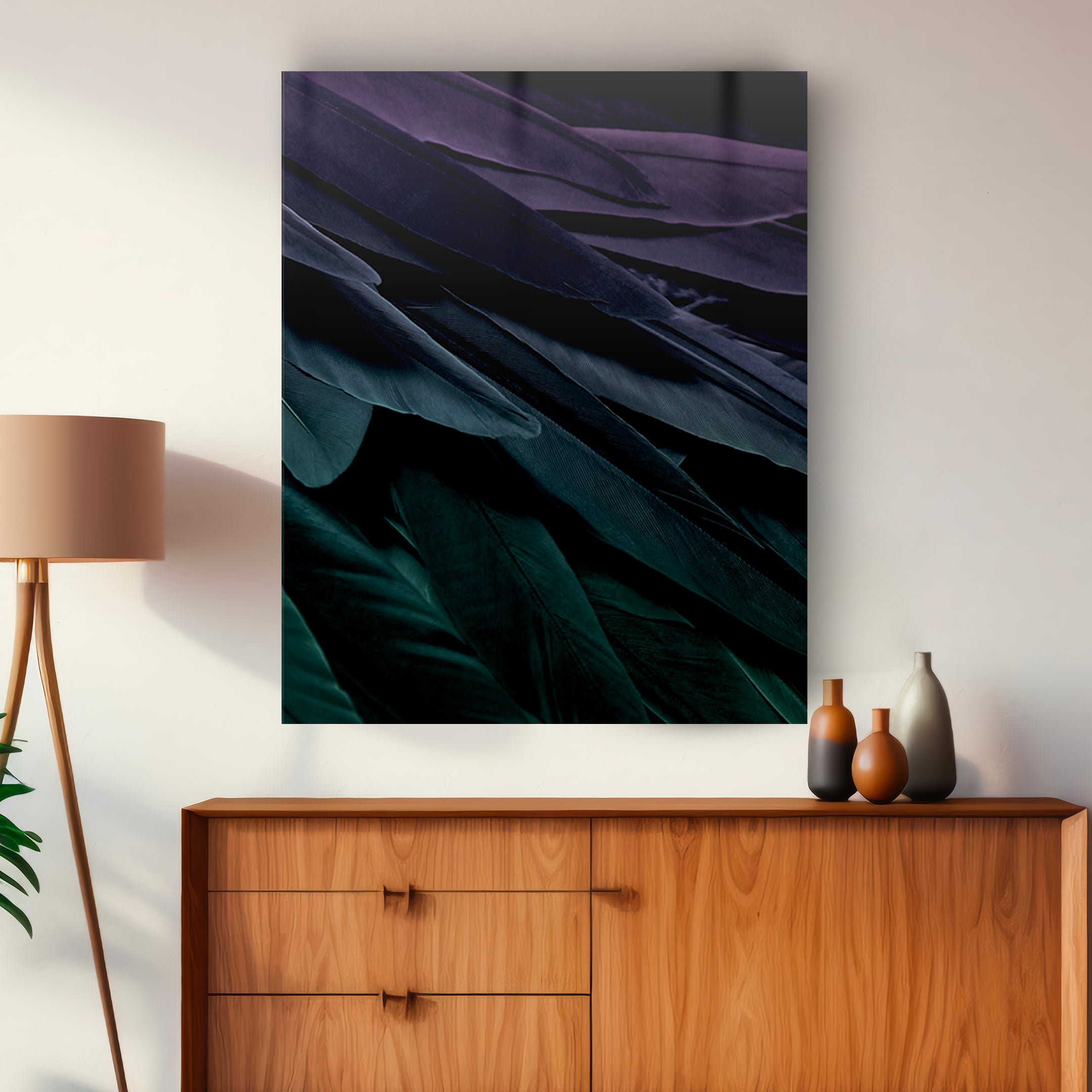 Tableau en verre PIUMA