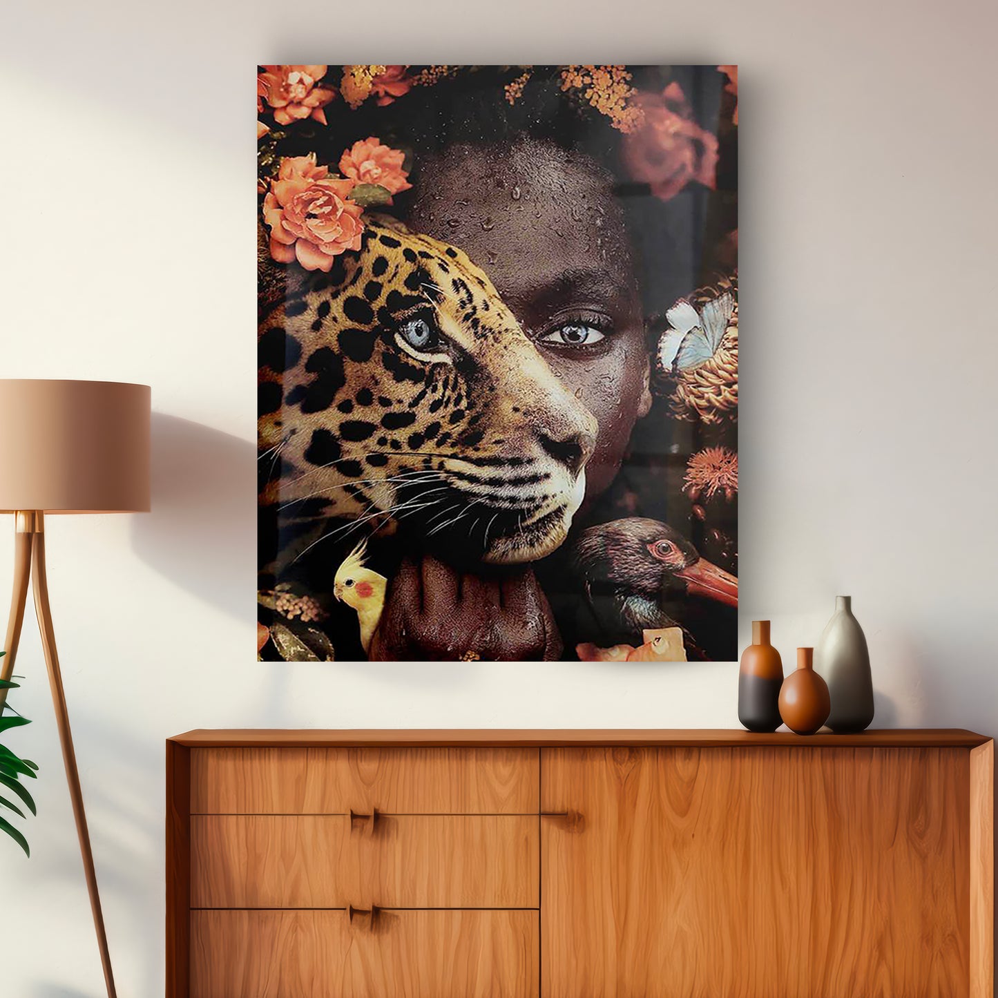Tableau en verre BLUEYES