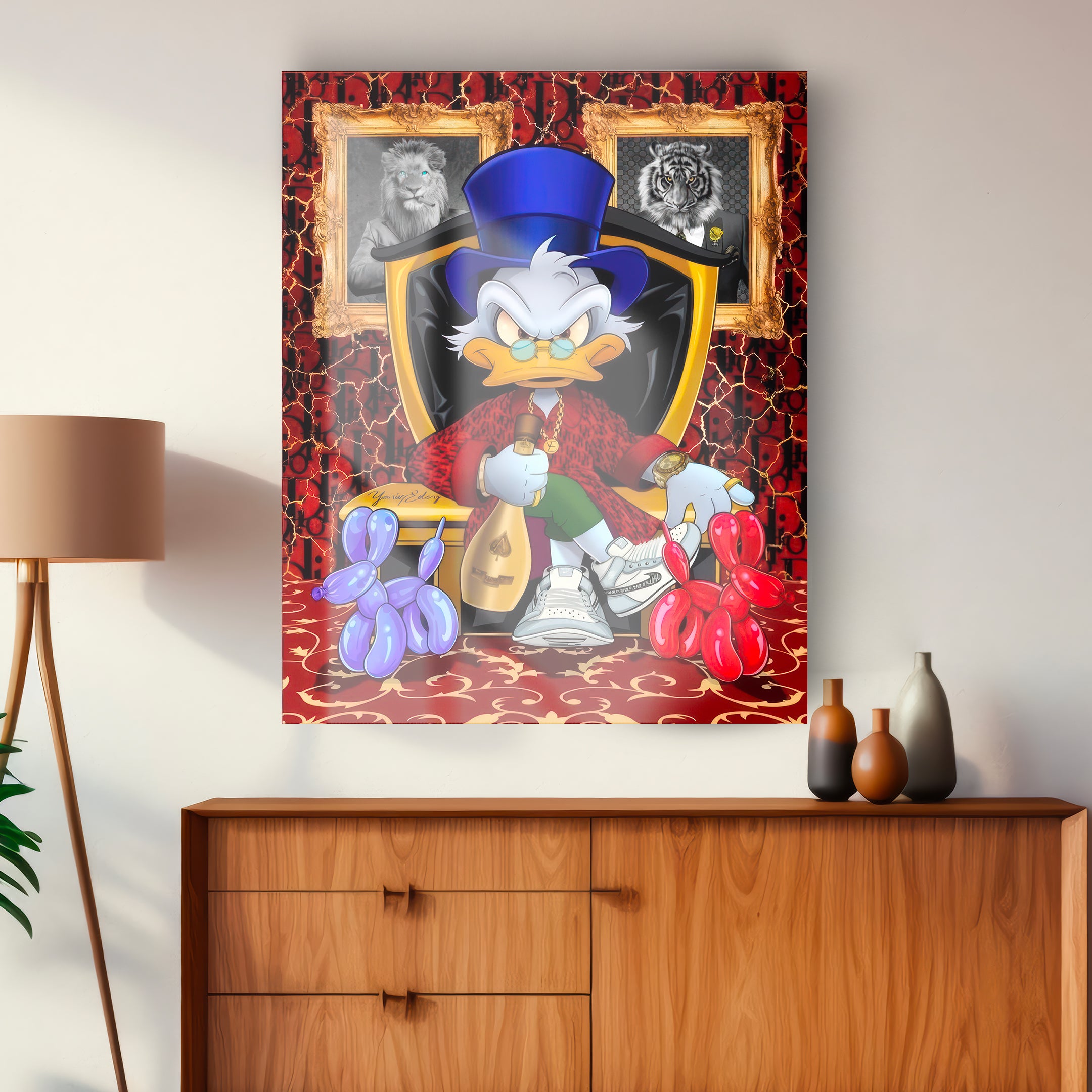 Tableau en verre Scrooge