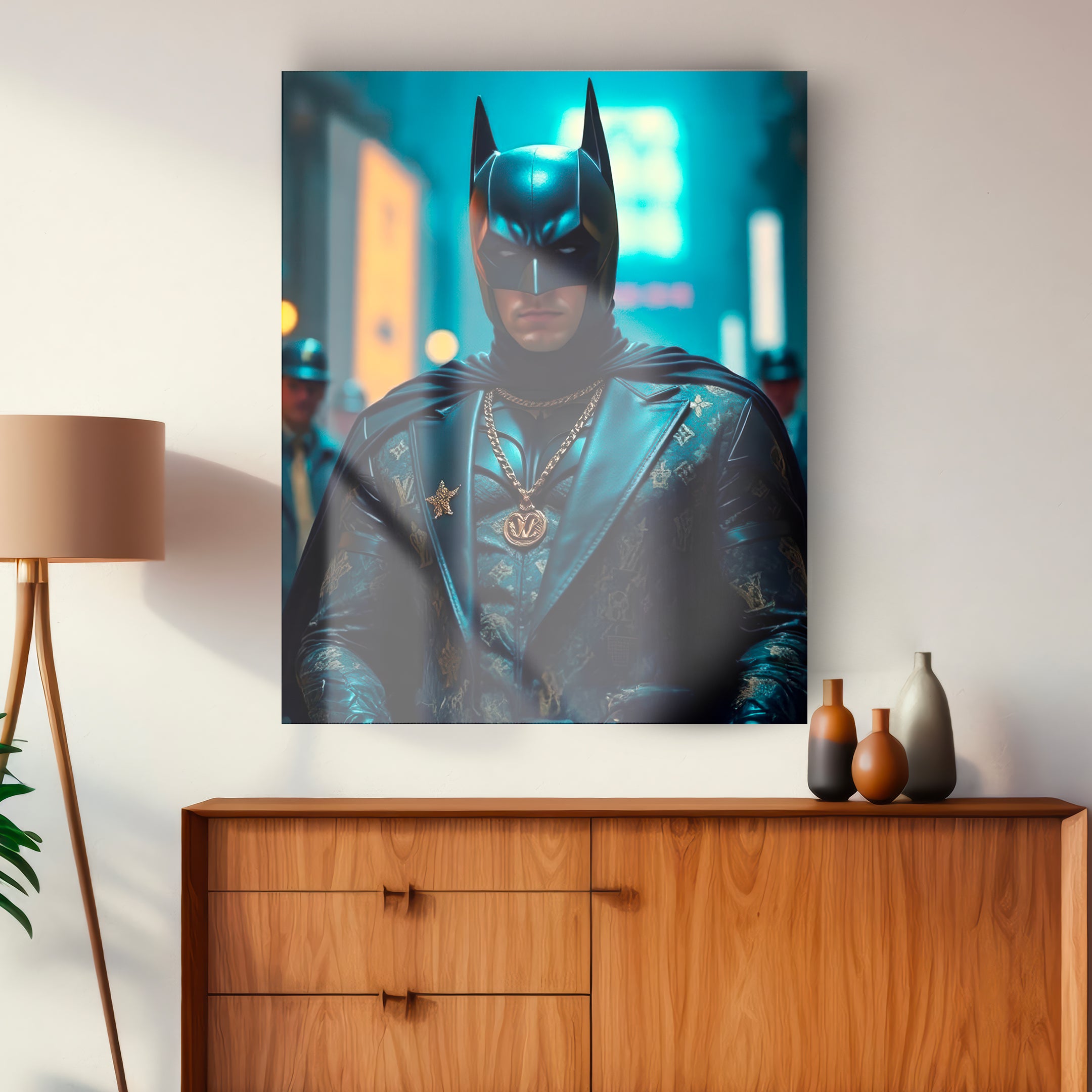 Quadro in vetro BATMAN VUITTON