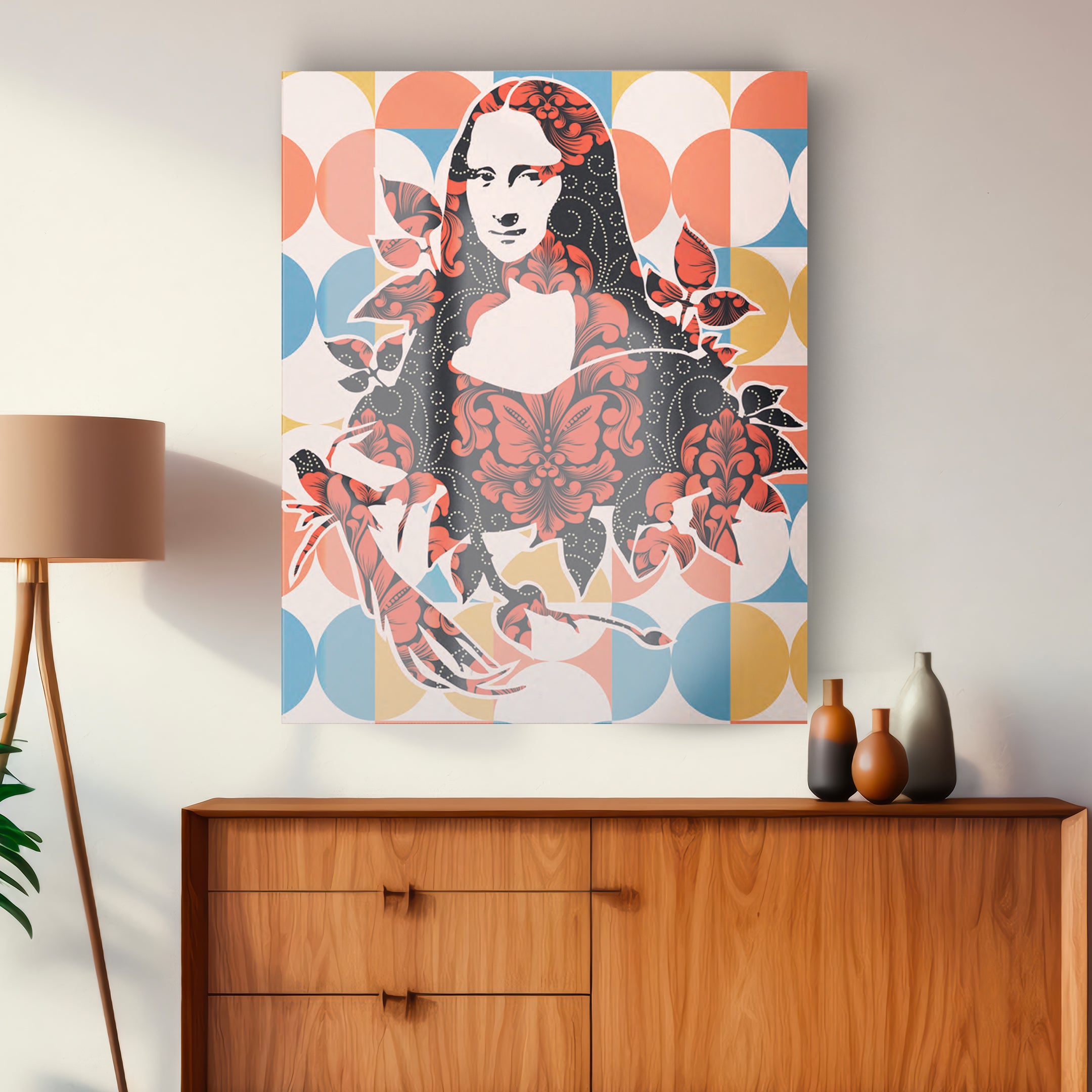 Peinture sur verre GIOCONDA