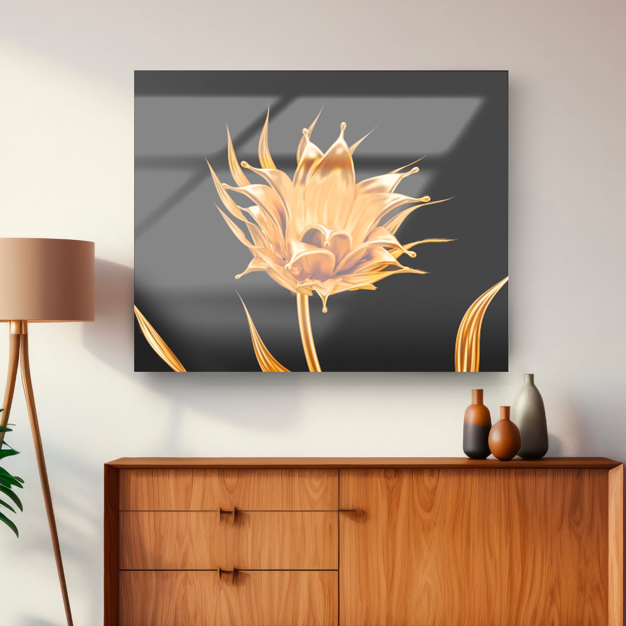 Tableau en verre PHILIA GOLD