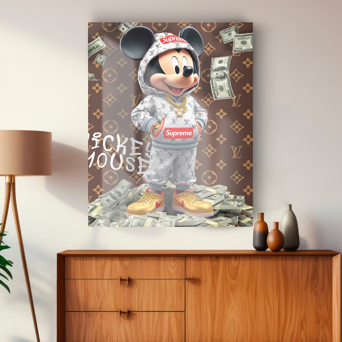 Tableau en verre LIBERTY