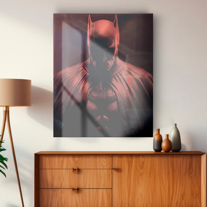 Image en verre BATMAN ROUGE