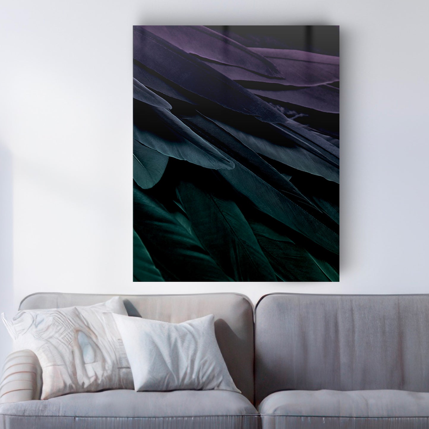 Quadro in vetro PIUMA
