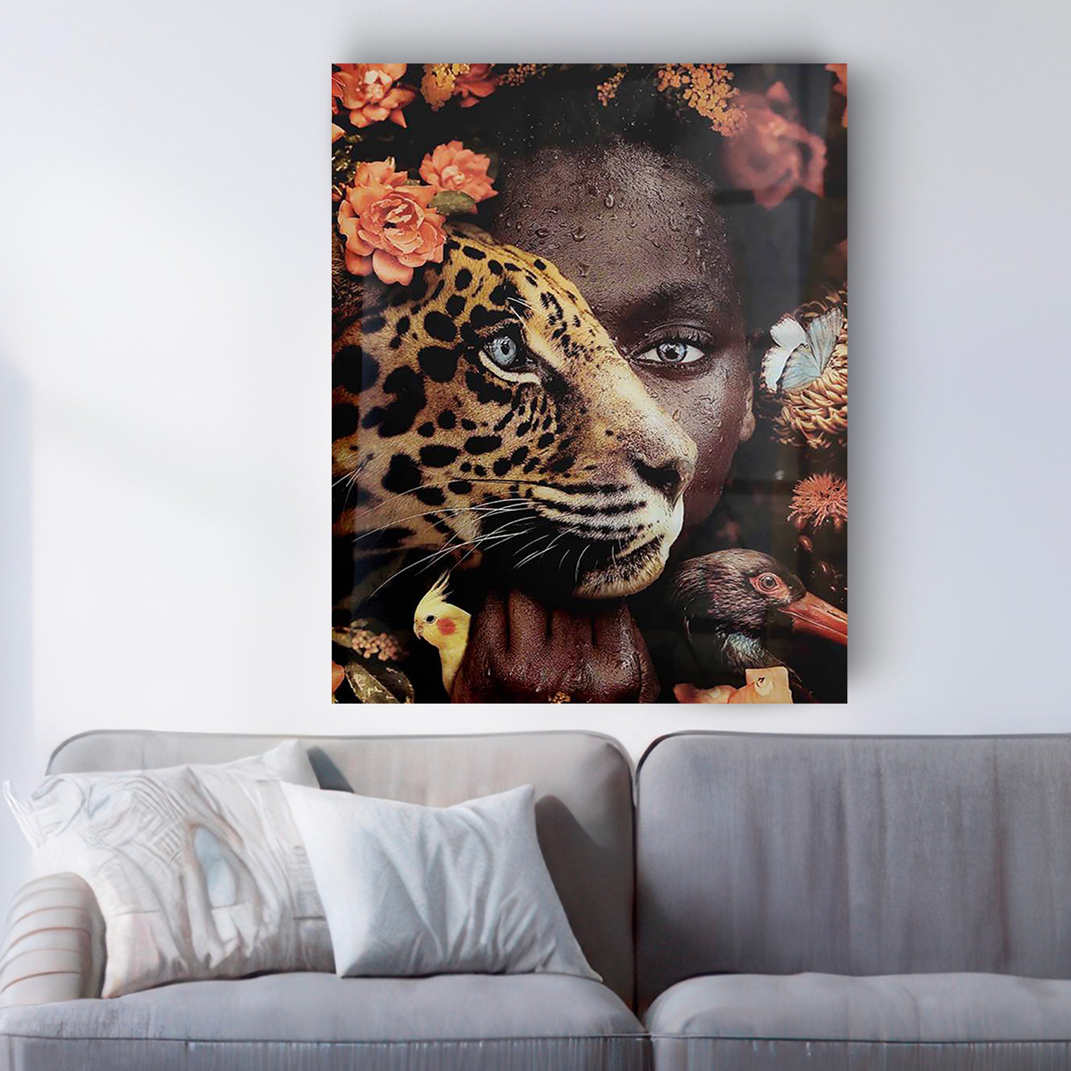 Quadro in vetro BLUEYES