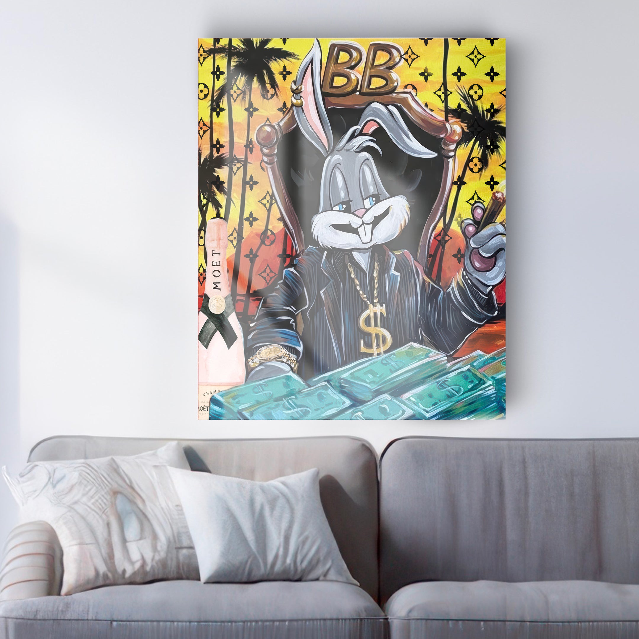 Tableau en verre LIBERTY