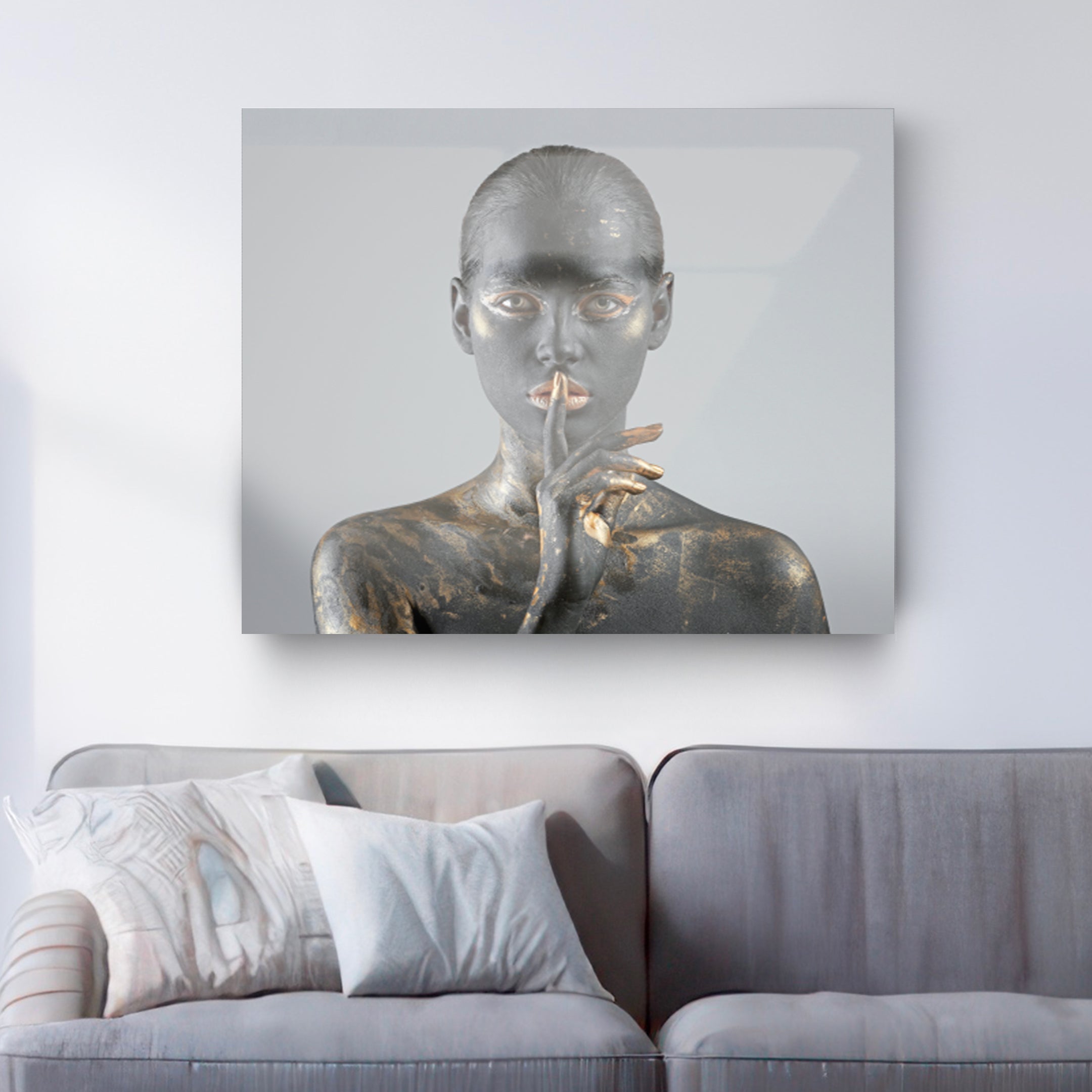 Quadro in vetro SILENCE