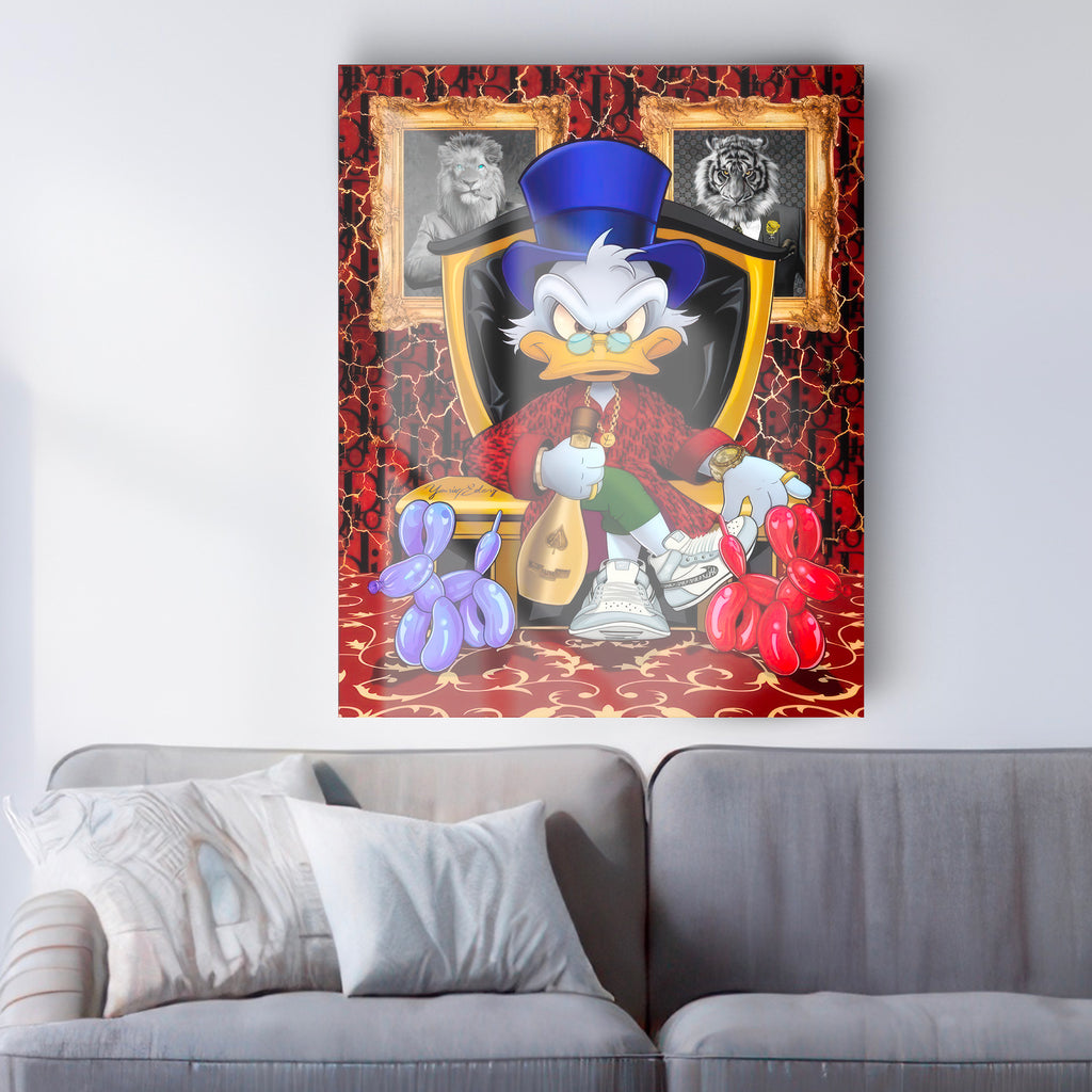 Tableau en verre Scrooge