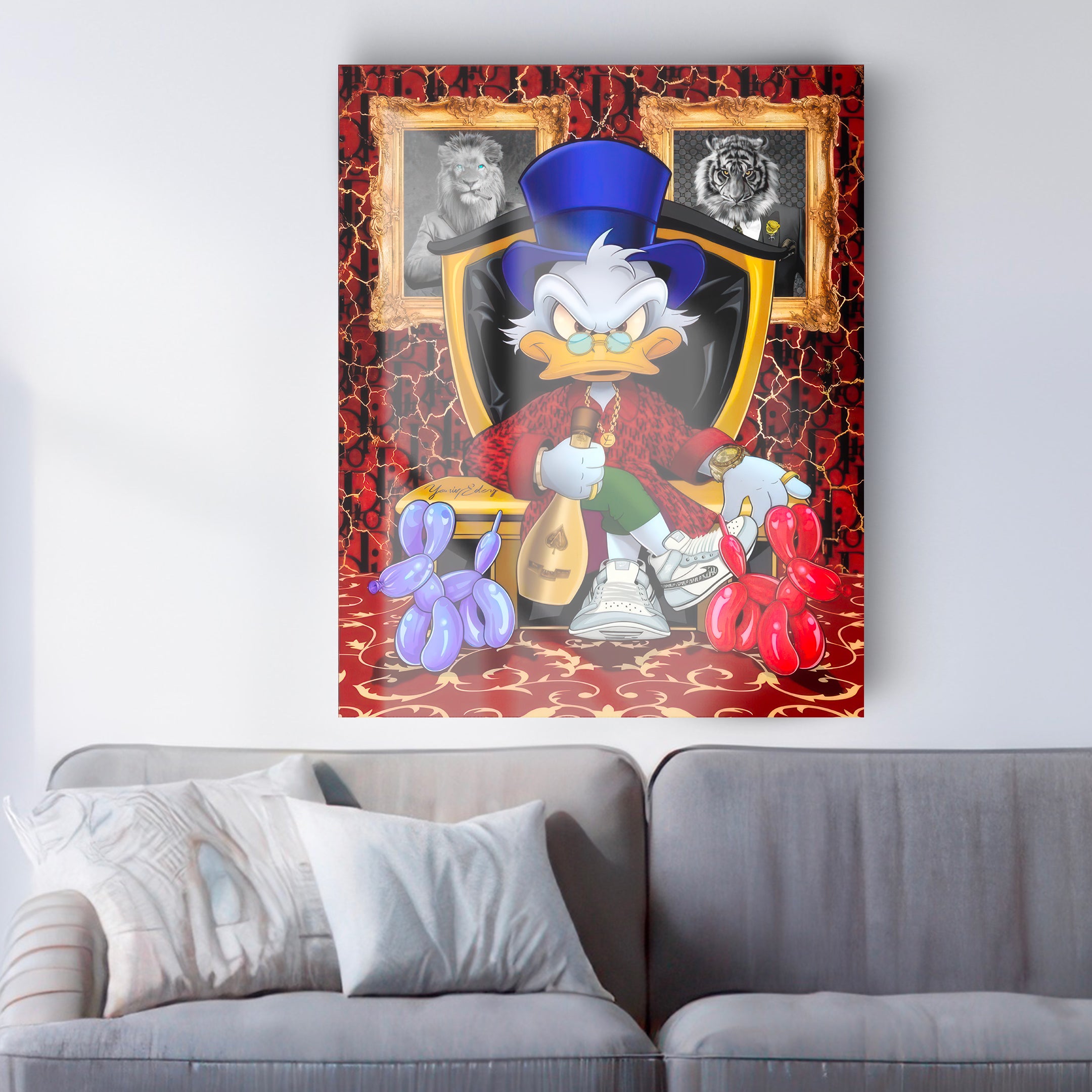 Tableau en verre Scrooge
