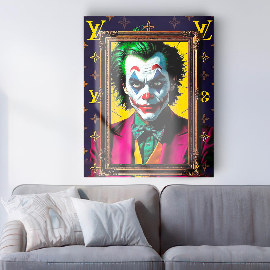 Quadro in vetro LV JOKER