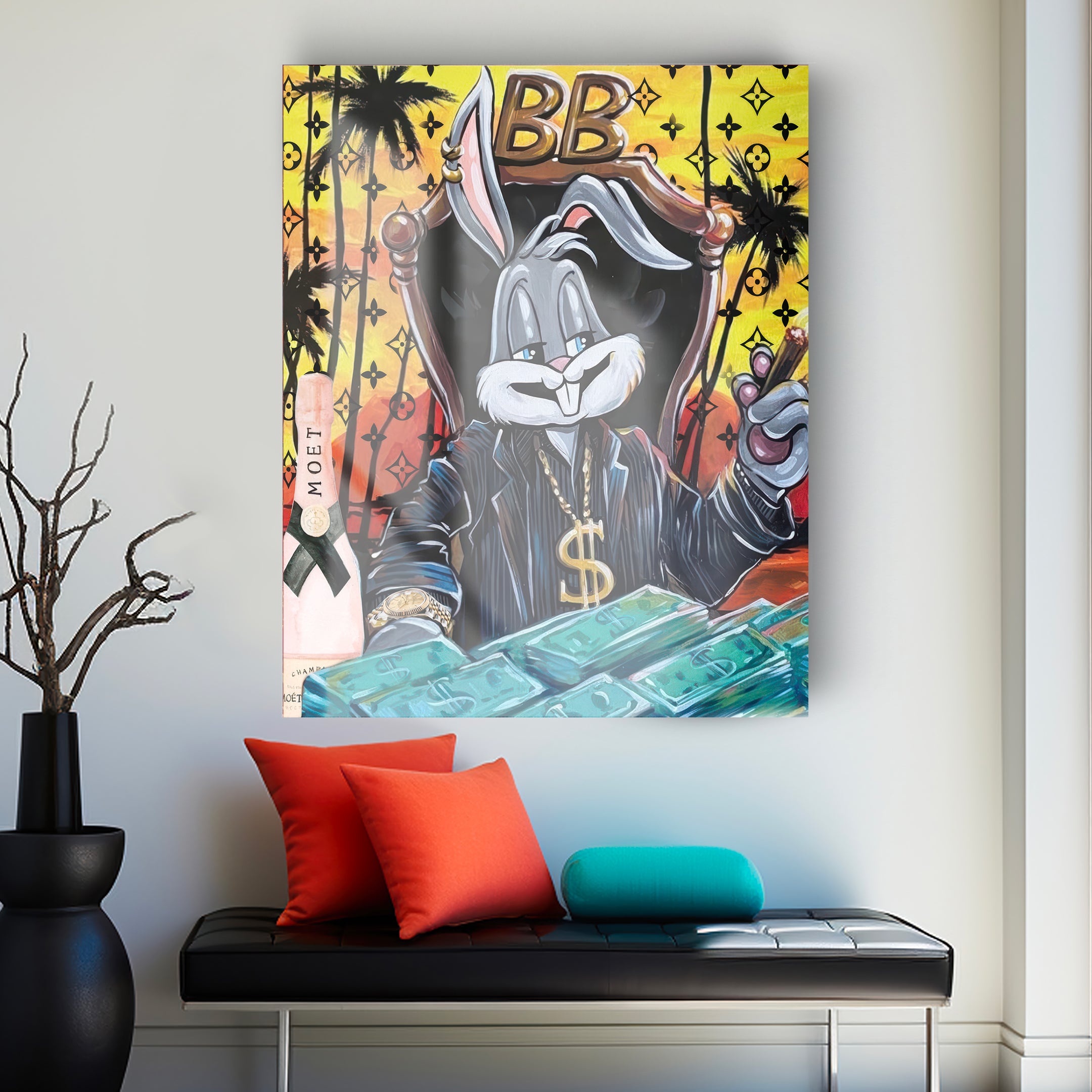 Tableau en verre LIBERTY