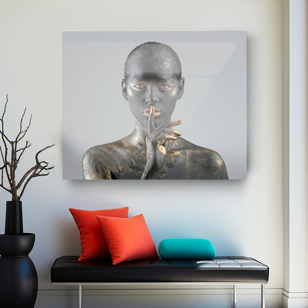 Quadro in vetro SILENCE
