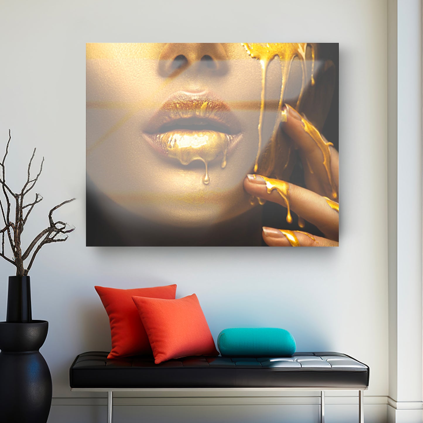 Tableau en verre PHILIA GOLD