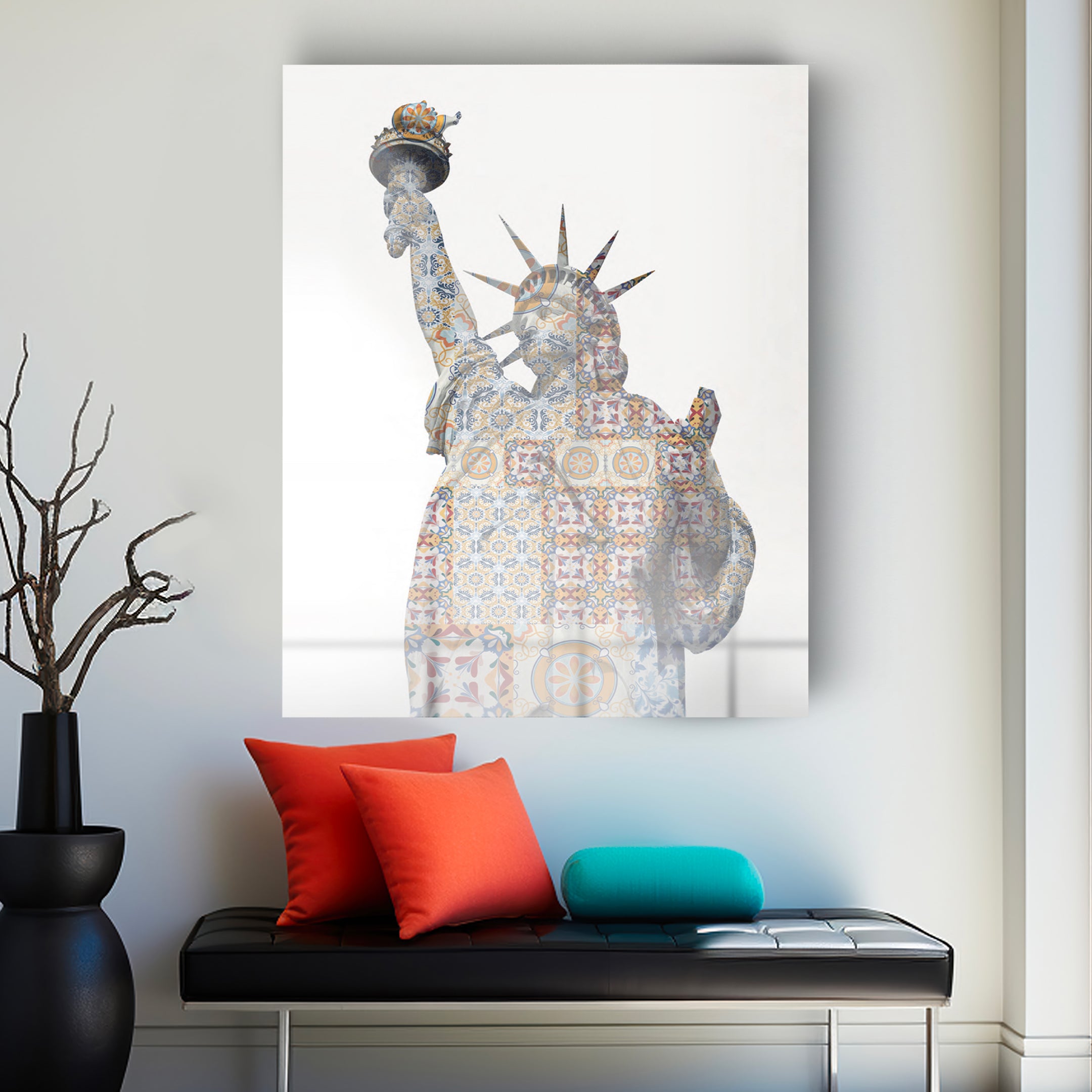 Tableau en verre LIBERTY