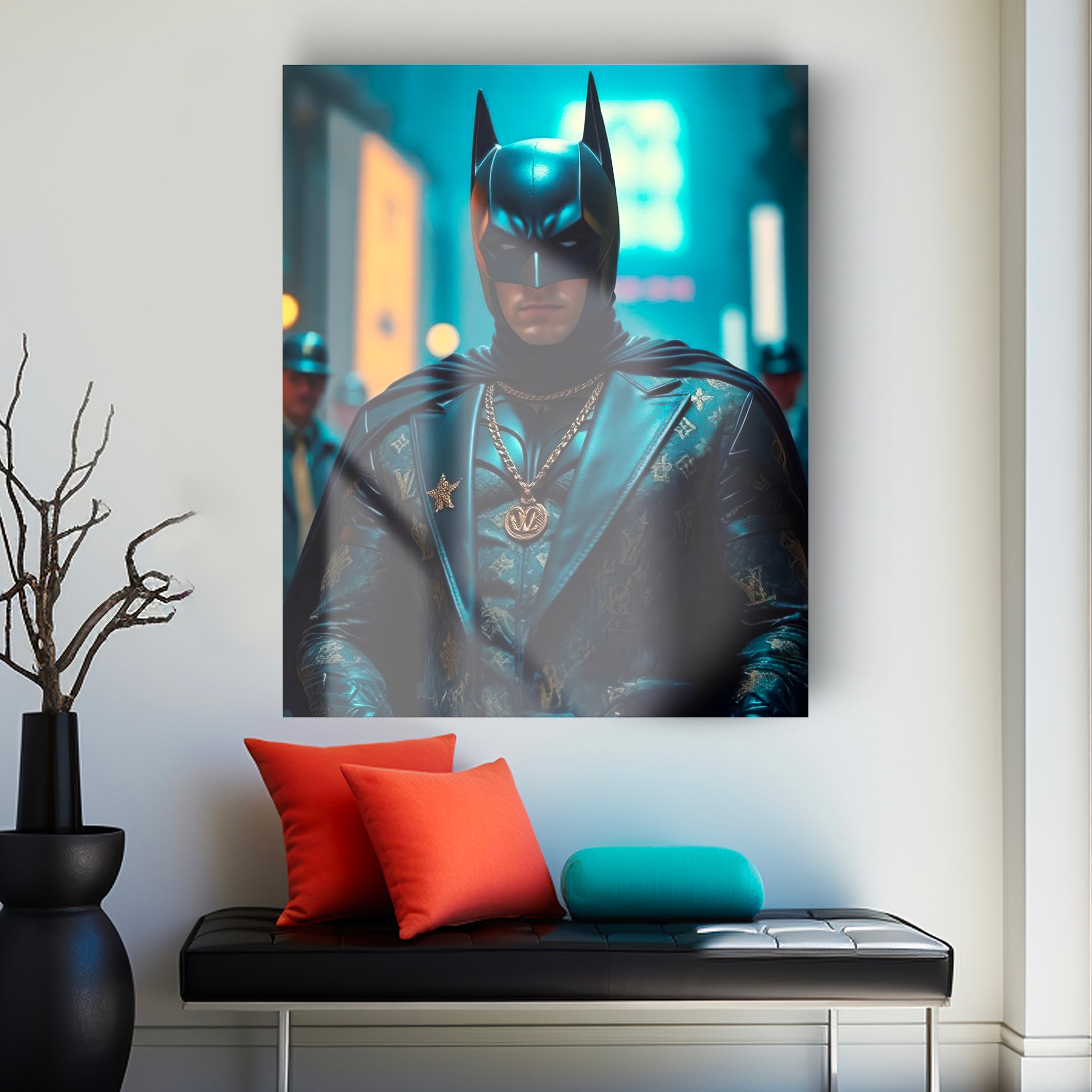 Quadro in vetro BATMAN VUITTON