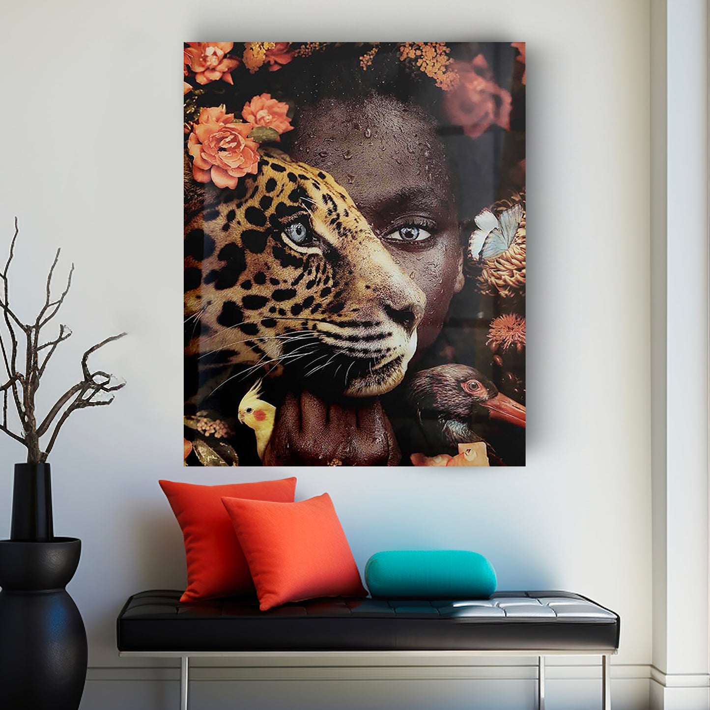 Tableau en verre BLUEYES