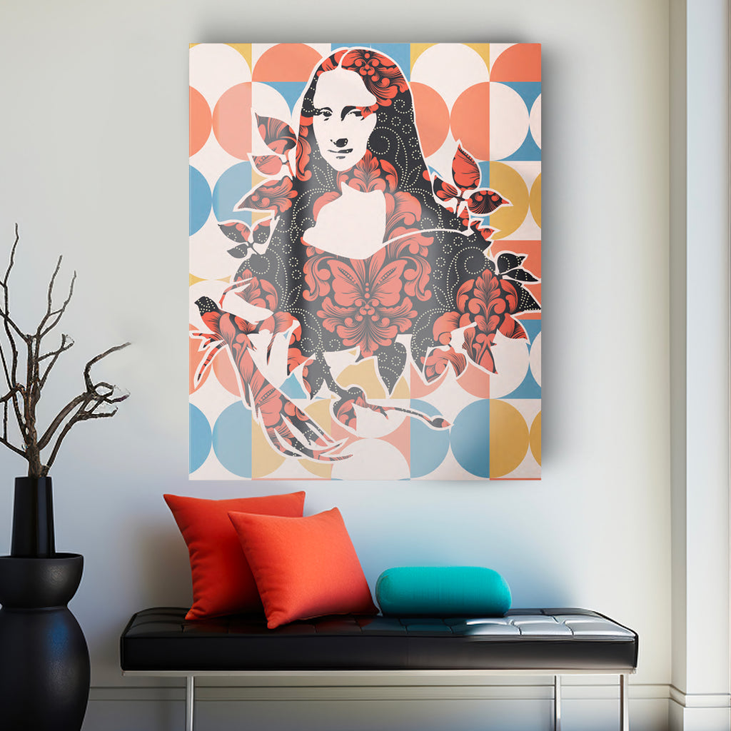Peinture sur verre GIOCONDA