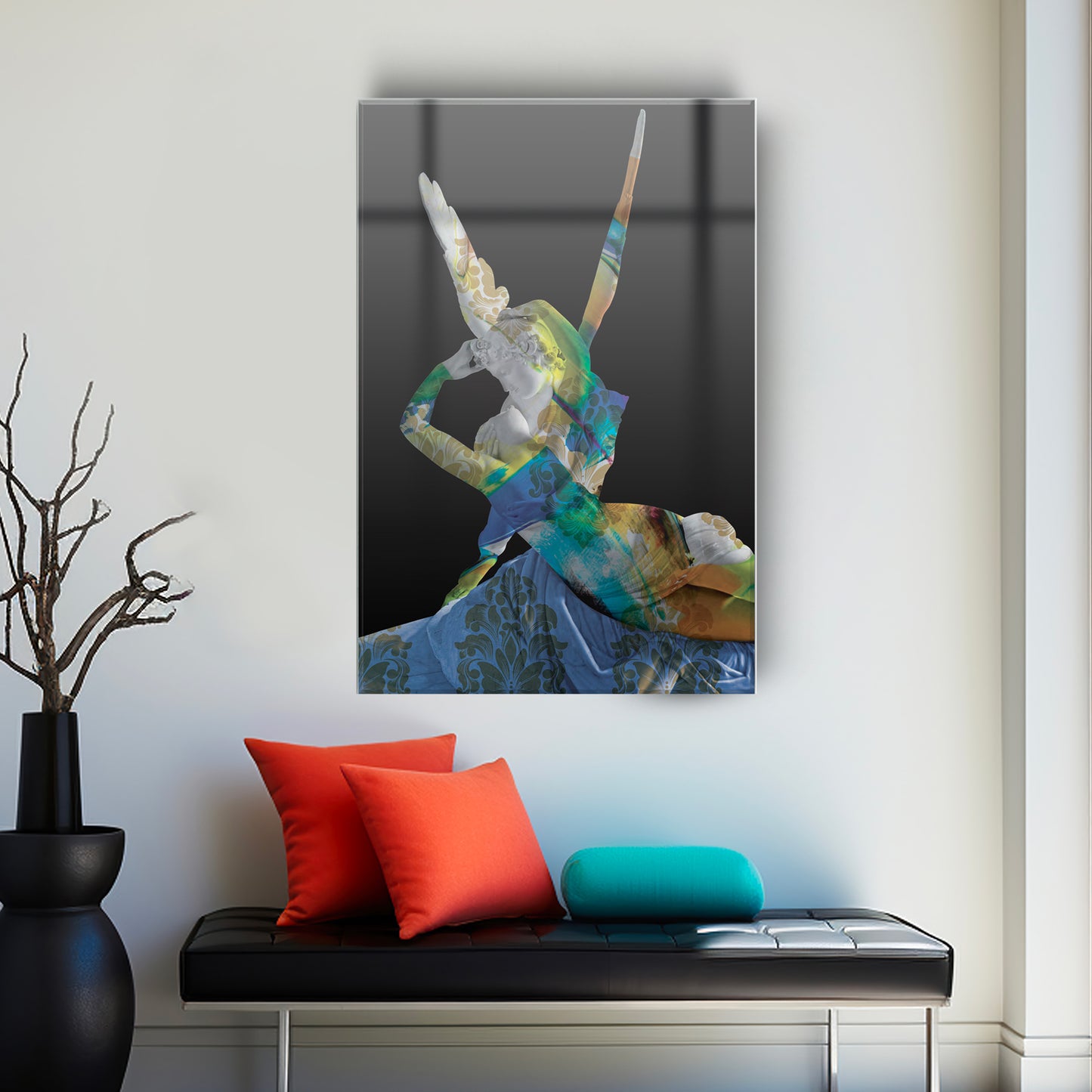 Quadro in vetro AMORE E PSICHE