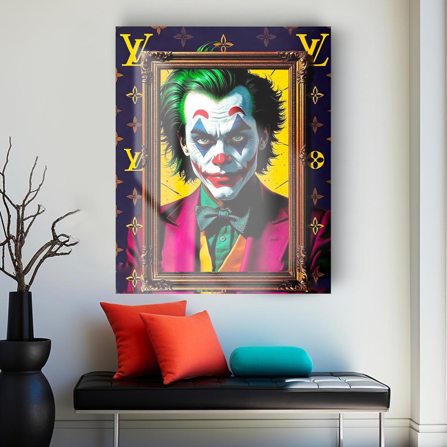 Quadro in vetro LV JOKER