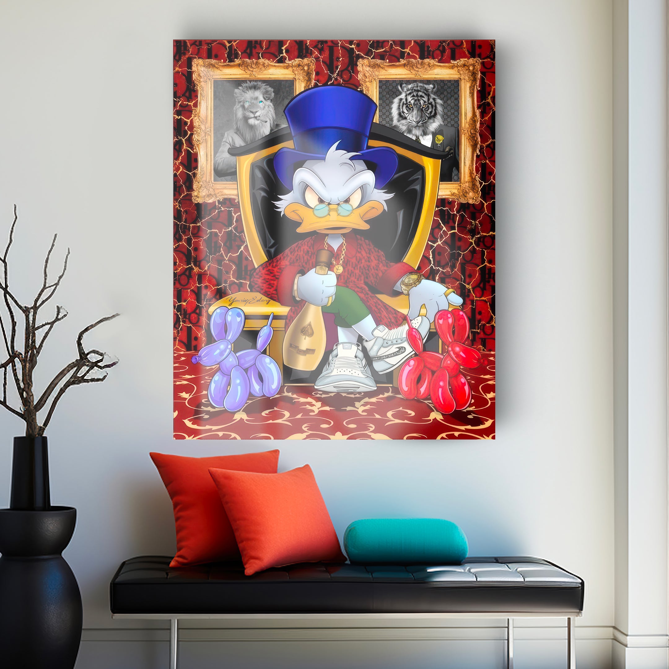 Tableau en verre Scrooge