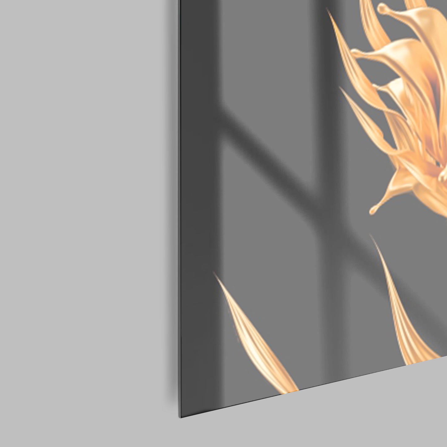 PHILIA GOLD glass picture