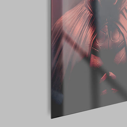 Image en verre BATMAN ROUGE