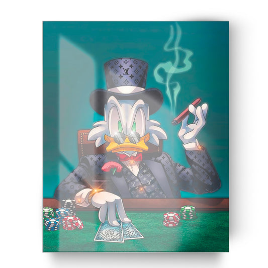 Scrooge glass picture