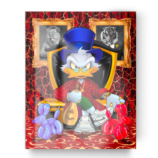 Scrooge glass picture