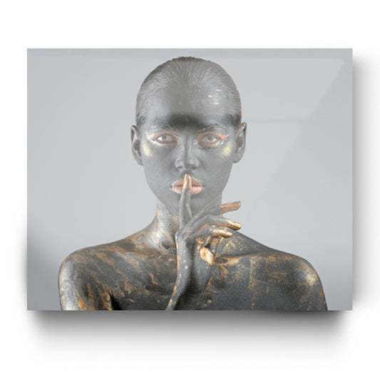 PHILIA GOLD glass picture