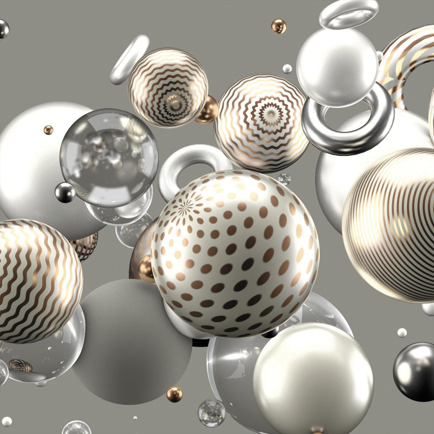 SPHERES glass picture